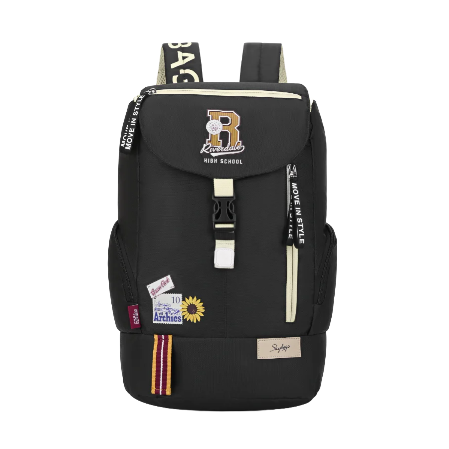 Archies College Backpack 02 (E) Black