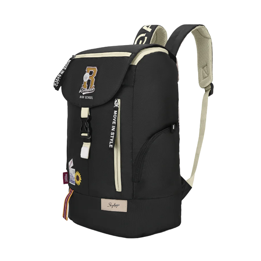 Archies College Backpack 02 (E) Black - Image 2