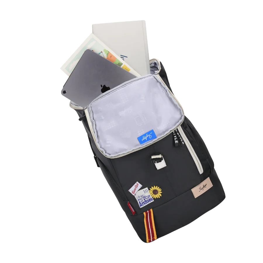 Archies College Backpack 02 (E) Black - Image 8