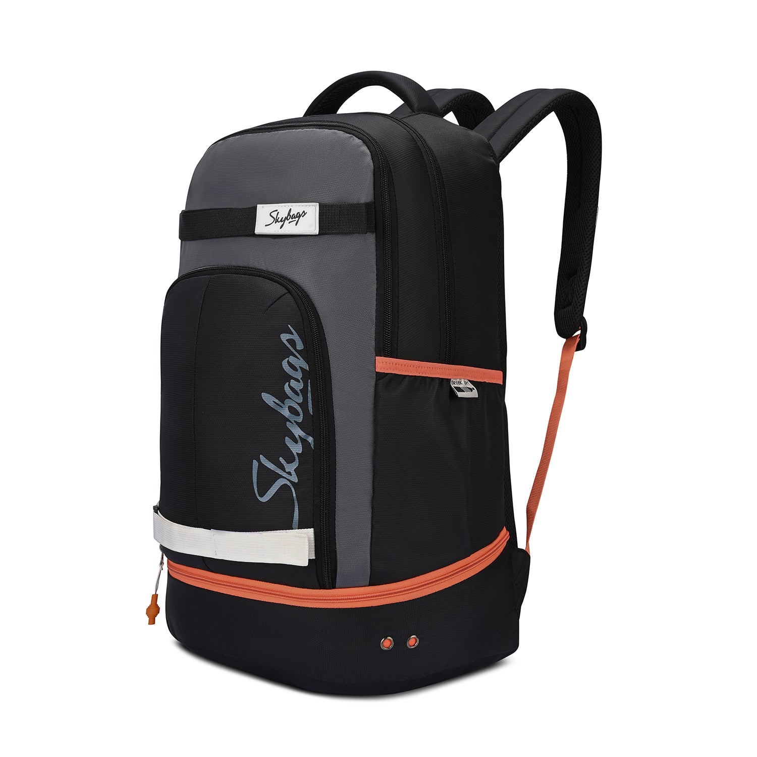 Skybags ACTIV 01 LAPTOP BP 40L CHARCOAL BLACK - Image 10