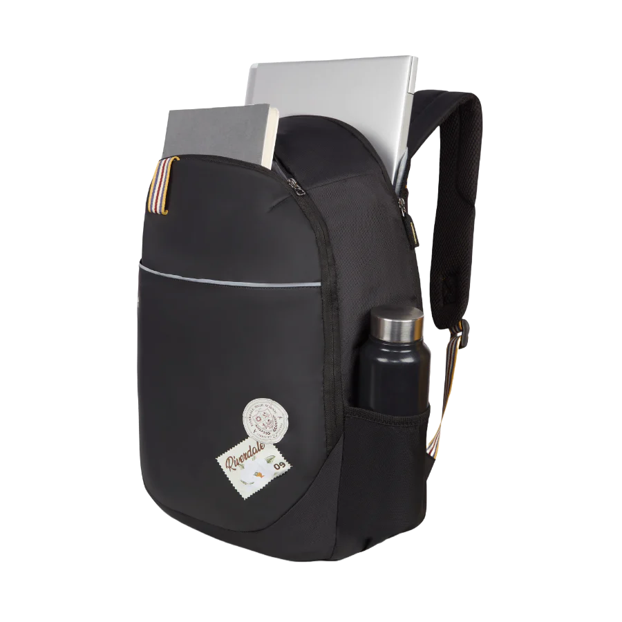 Archies Laptop Backpack 01 (E) Black - Image 7