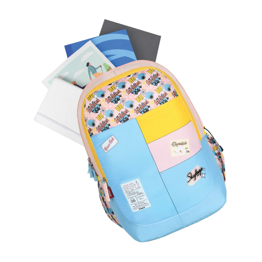 Archies School Backpack 01 (E) Light Blue - Image 8