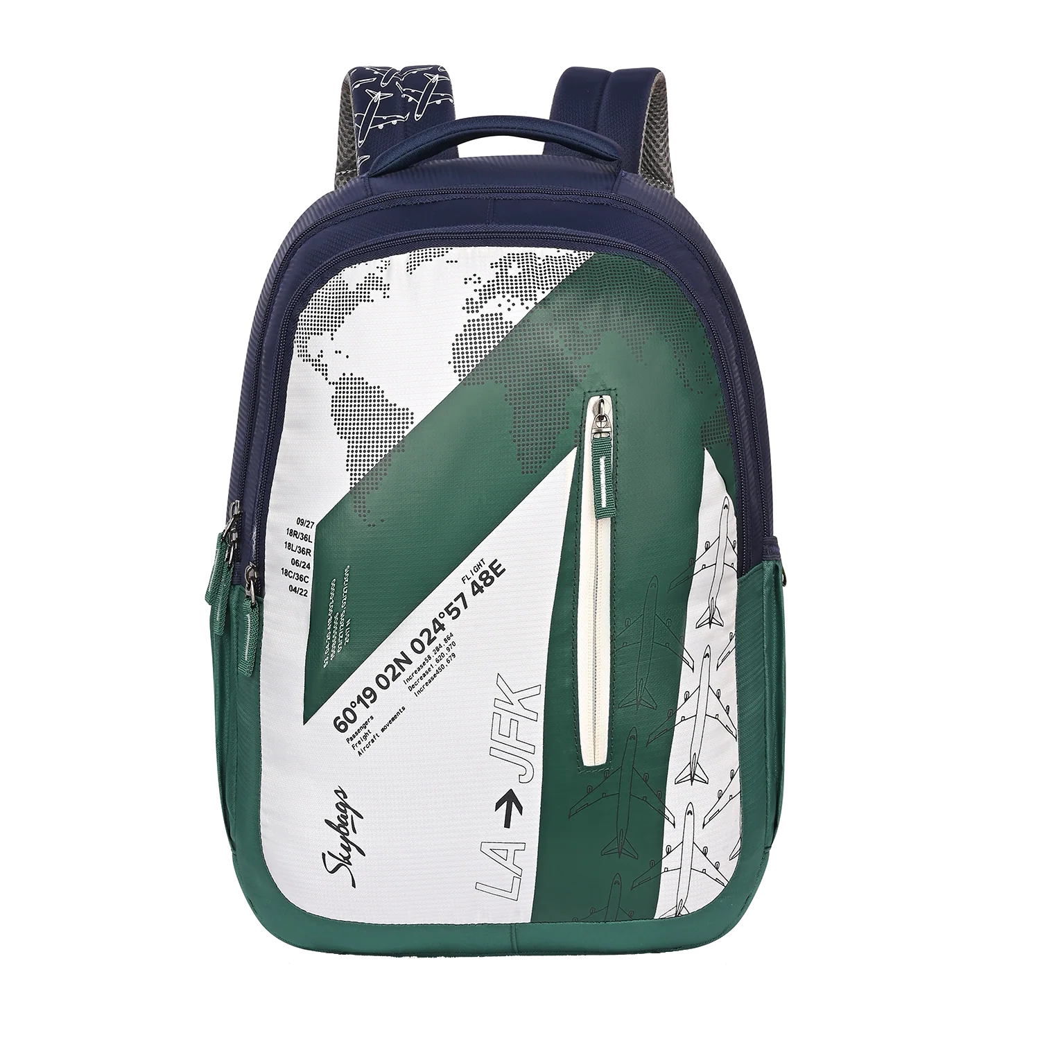 ATLAS 01 SCHOOL BACKPACK (H) GREEN