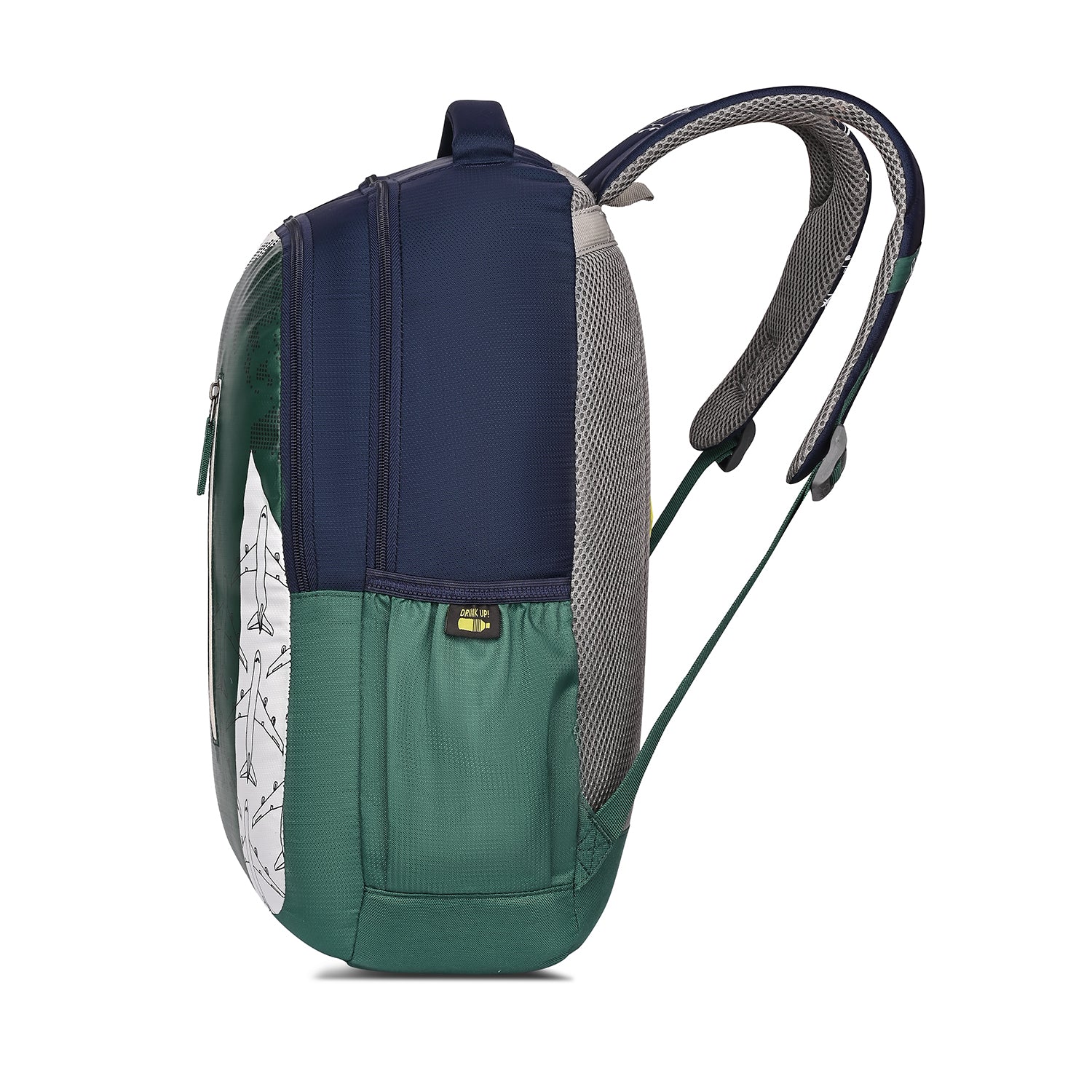 ATLAS 01 SCHOOL BACKPACK (H) GREEN - Image 4