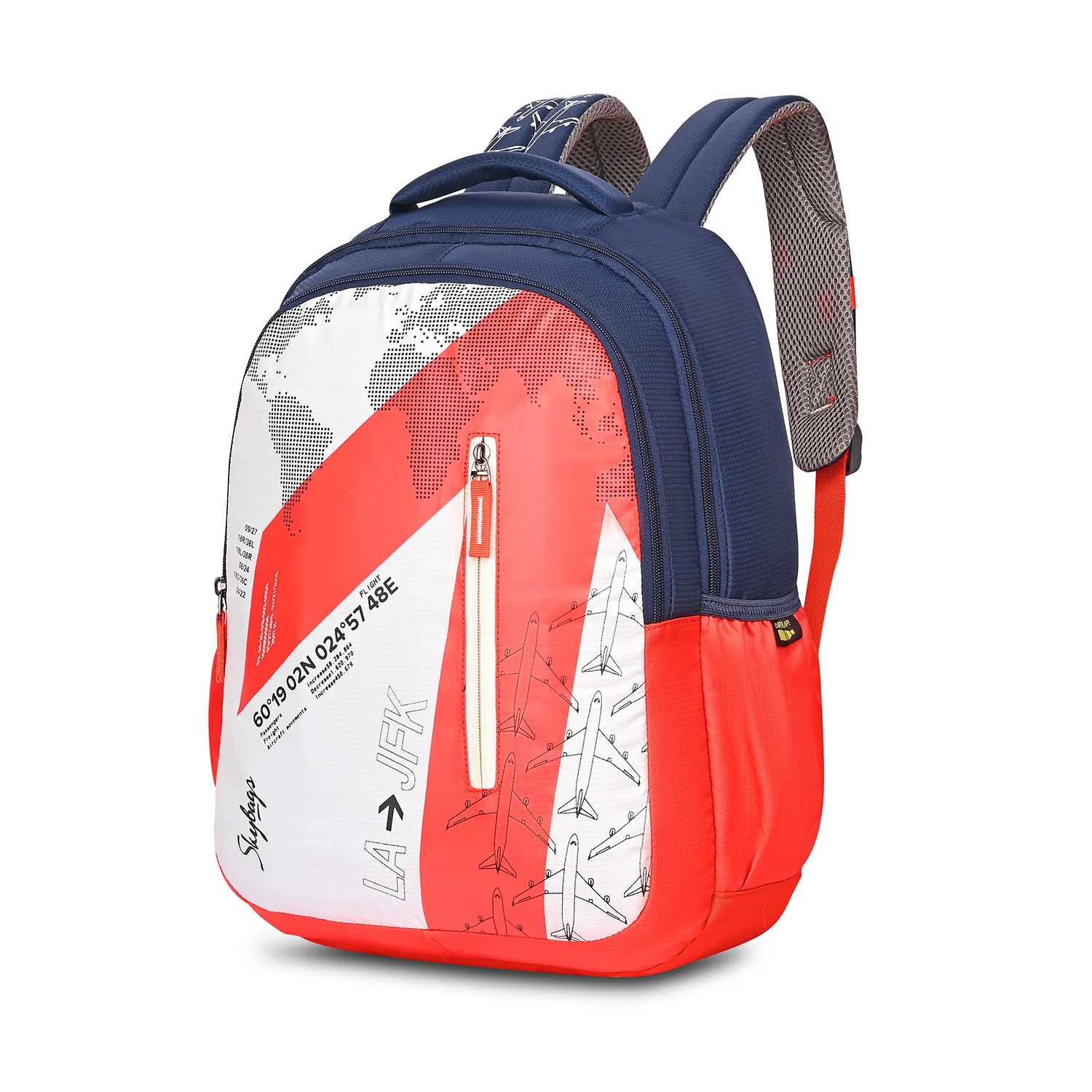 ATLAS 01 SCHOOL BACKPACK (H) ORANGE - Image 3