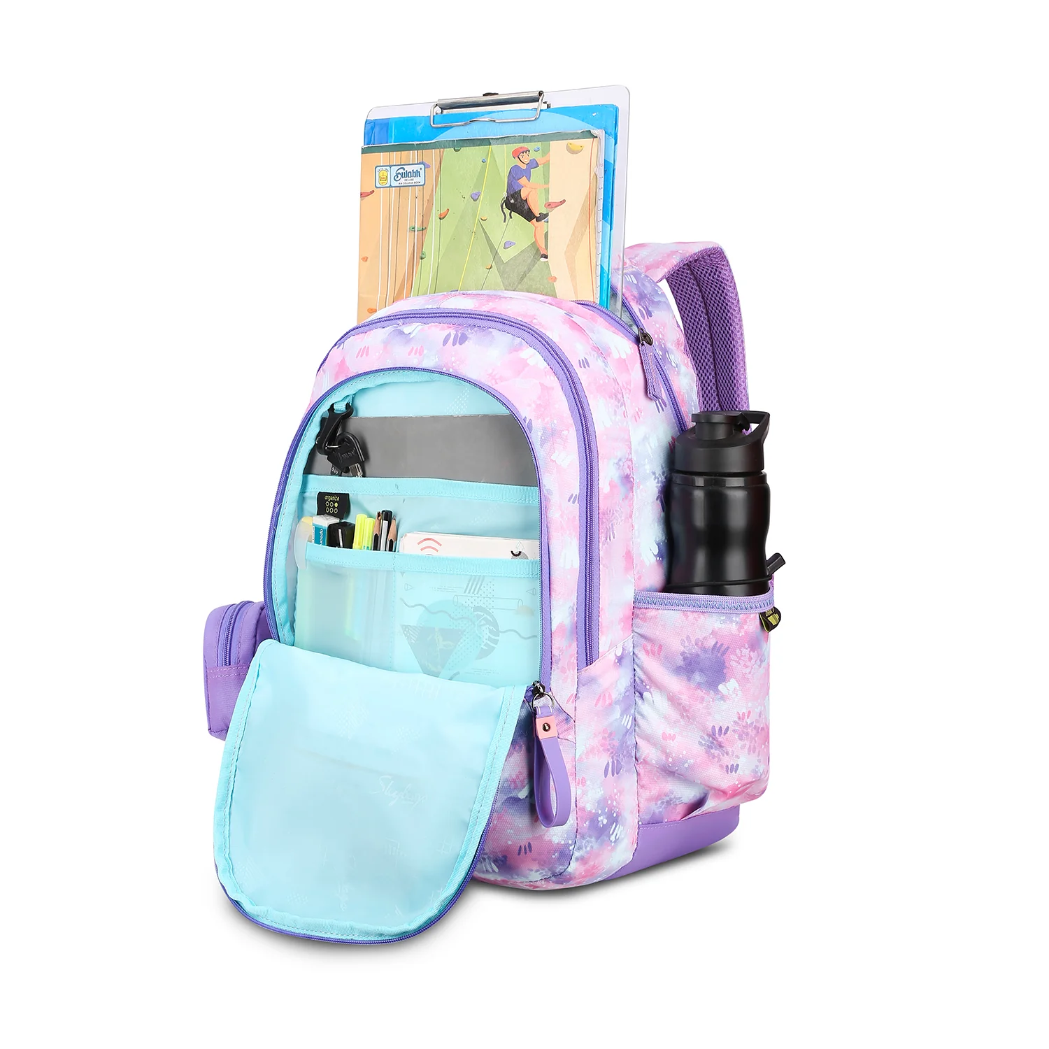 BLISS 01 SCHOOL BACKPACK (H) ORCHID - Image 7