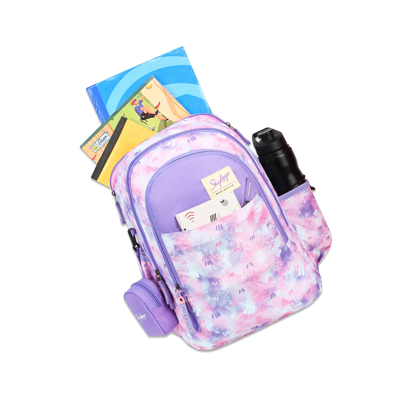 BLISS 01 SCHOOL BACKPACK (H) ORCHID - Image 8