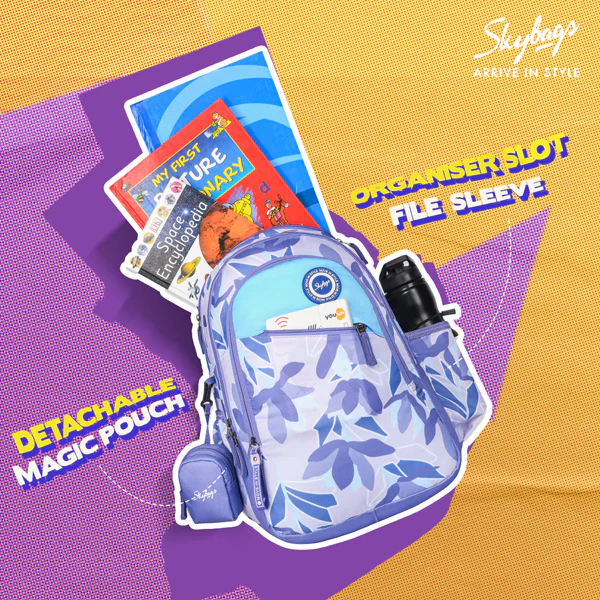 BLOOM 04 SCHOOL BACKPACK PURPLE - Image 4