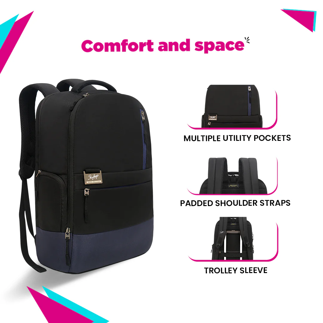 Lumous Laptop Backpack (E) Black - Image 5