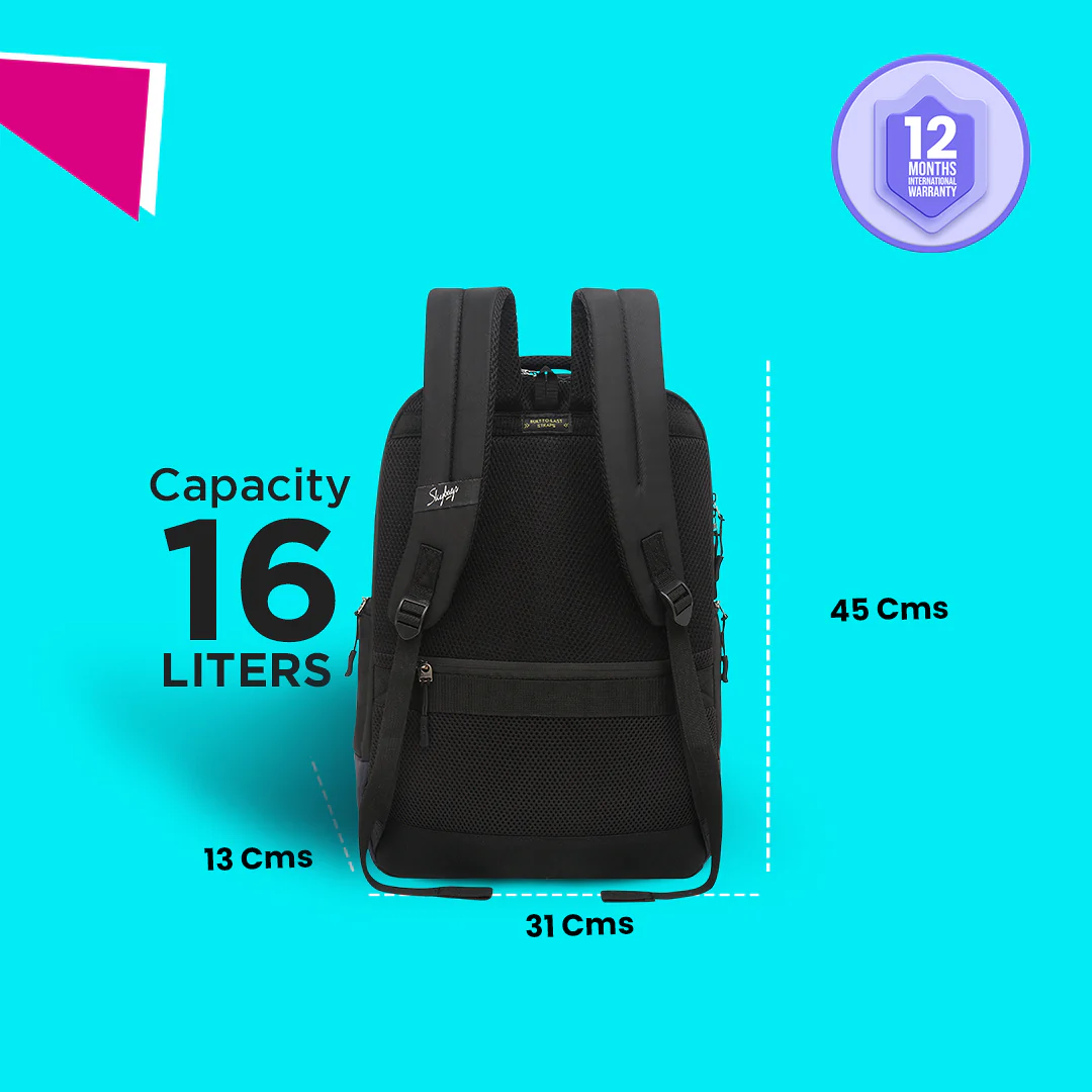 Lumous Laptop Backpack (E) Black - Image 6