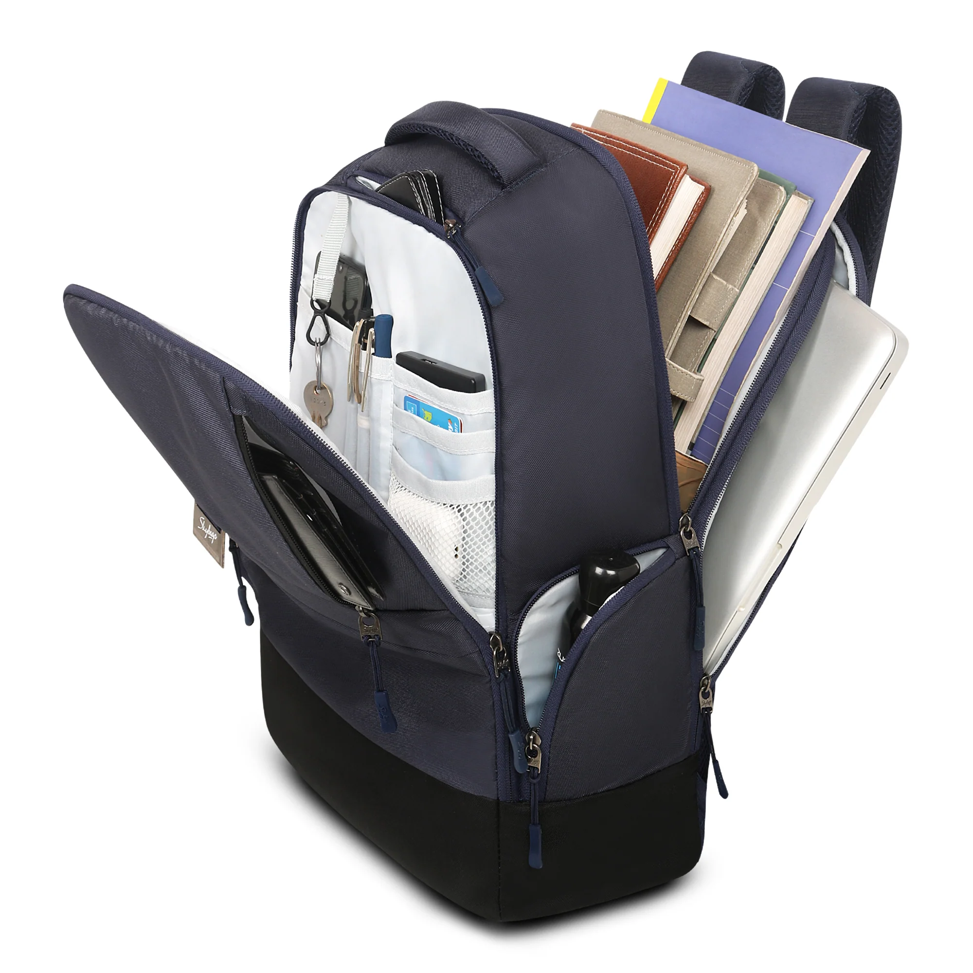 Lumous Laptop Backpack (E) Blue - Image 8