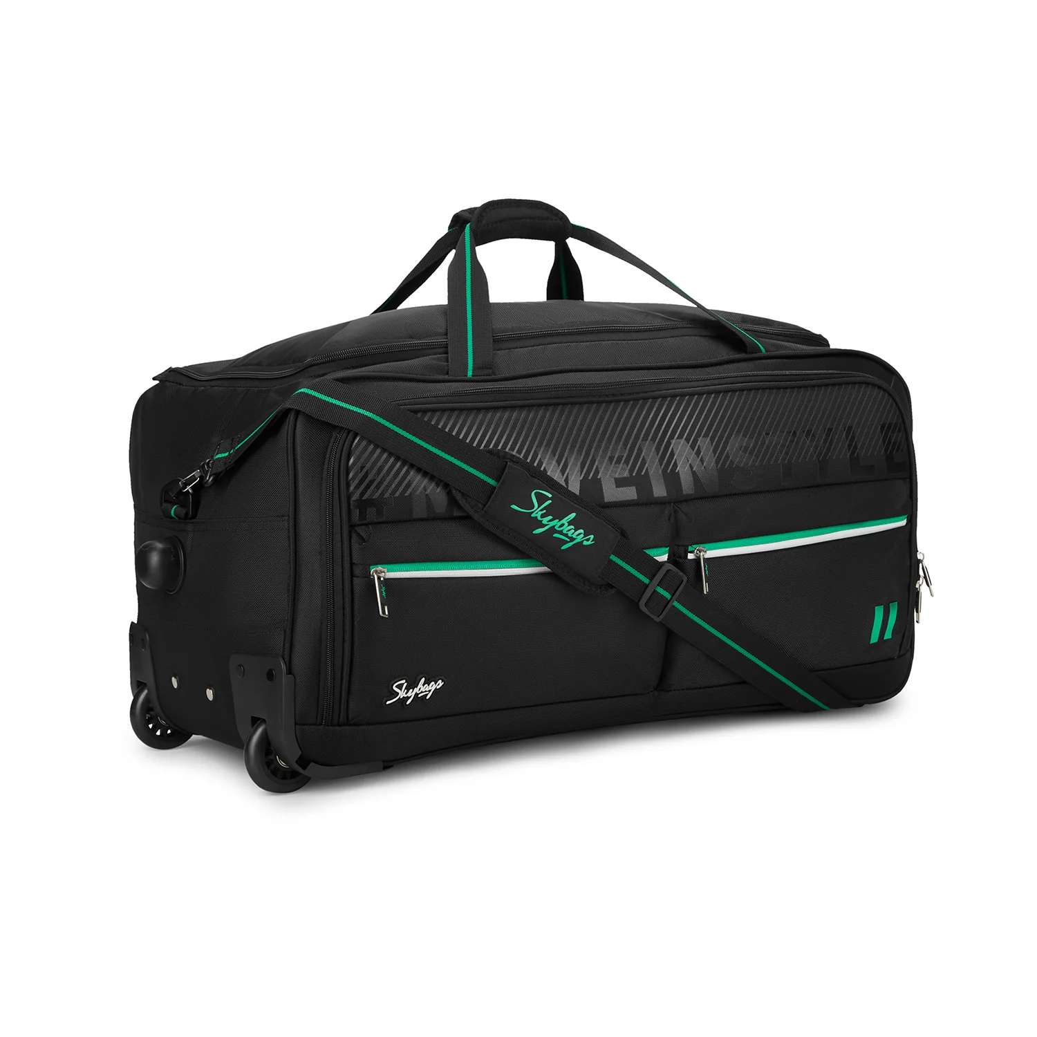 SKYBAGS MUSE DUFFLE LARGE CHECKIN LUGGAGE TROLLEY BAG BLACK - Image 5