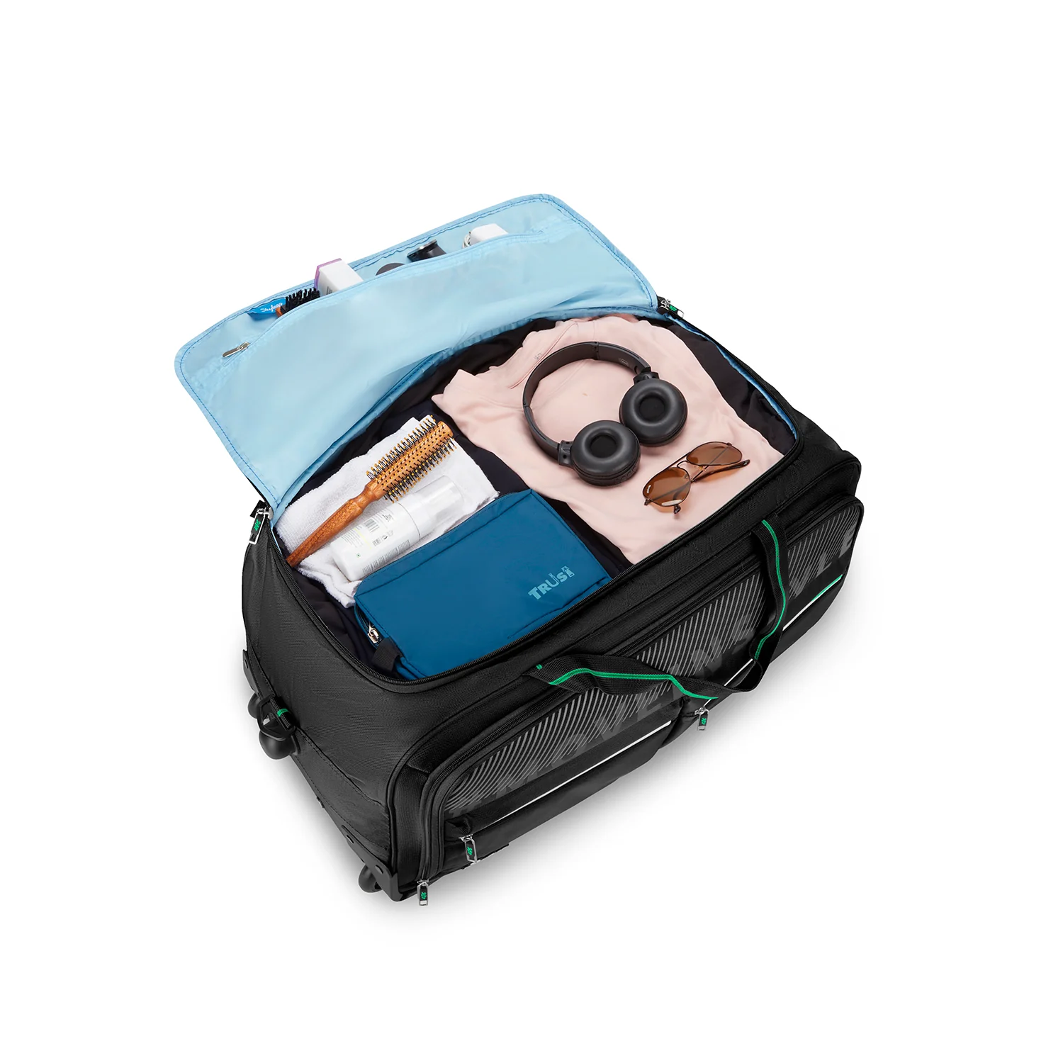SKYBAGS MUSE DUFFLE LARGE CHECKIN LUGGAGE TROLLEY BAG BLACK - Image 8