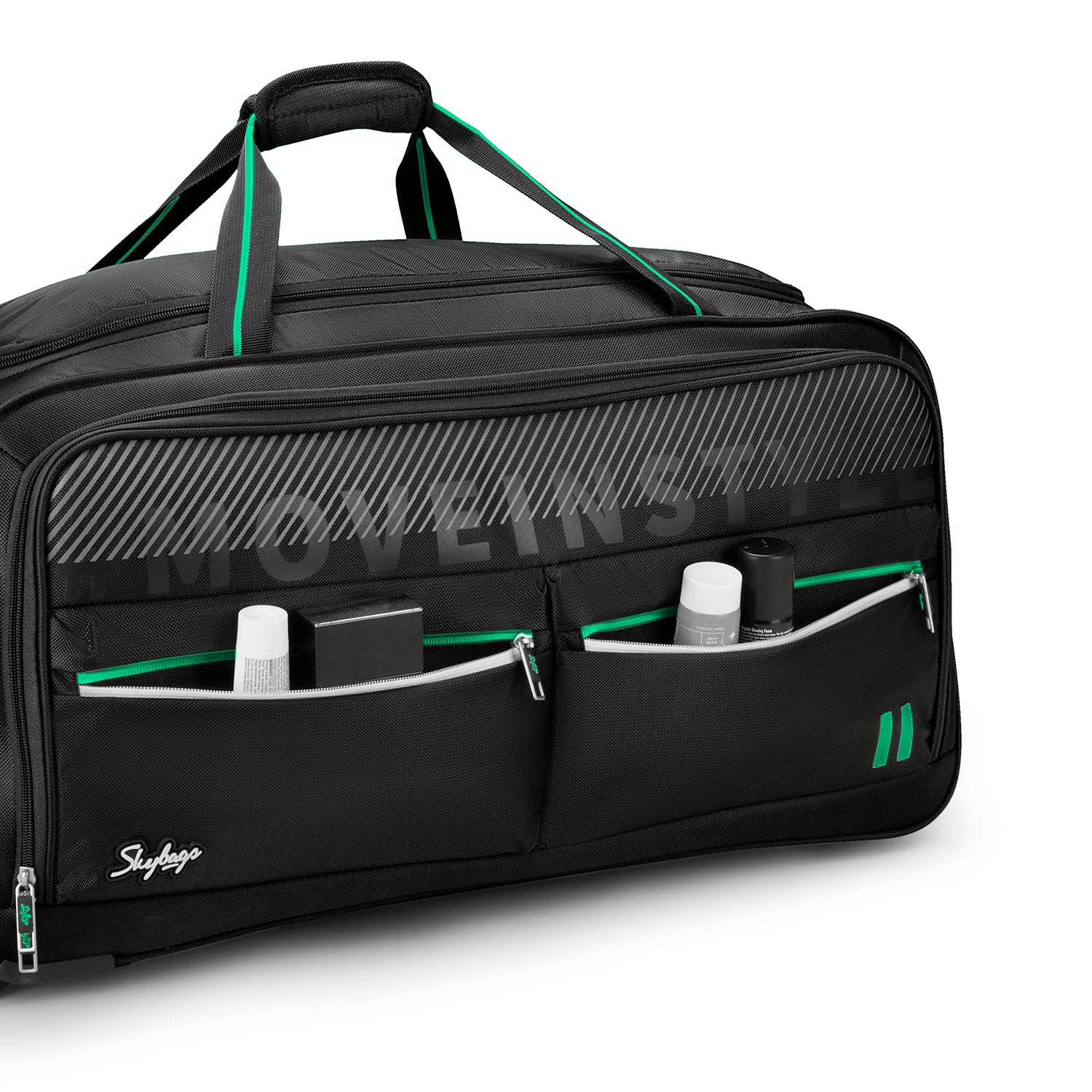 SKYBAGS MUSE DUFFLE LARGE CHECKIN LUGGAGE TROLLEY BAG BLACK - Image 9