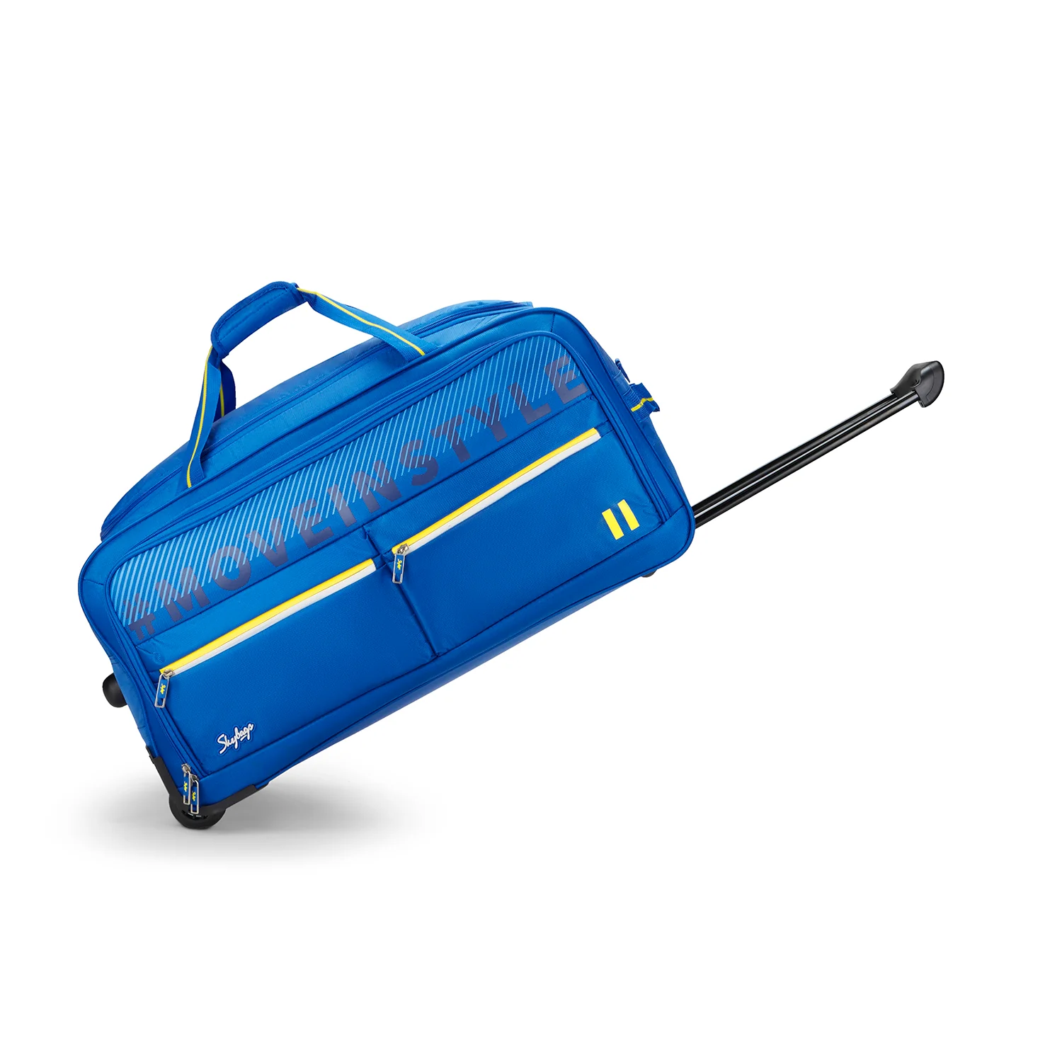SKYBAGS MUSE DUFFLE LARGE CHECKIN LUGGAGE TROLLEY BAG BLUE - Image 5