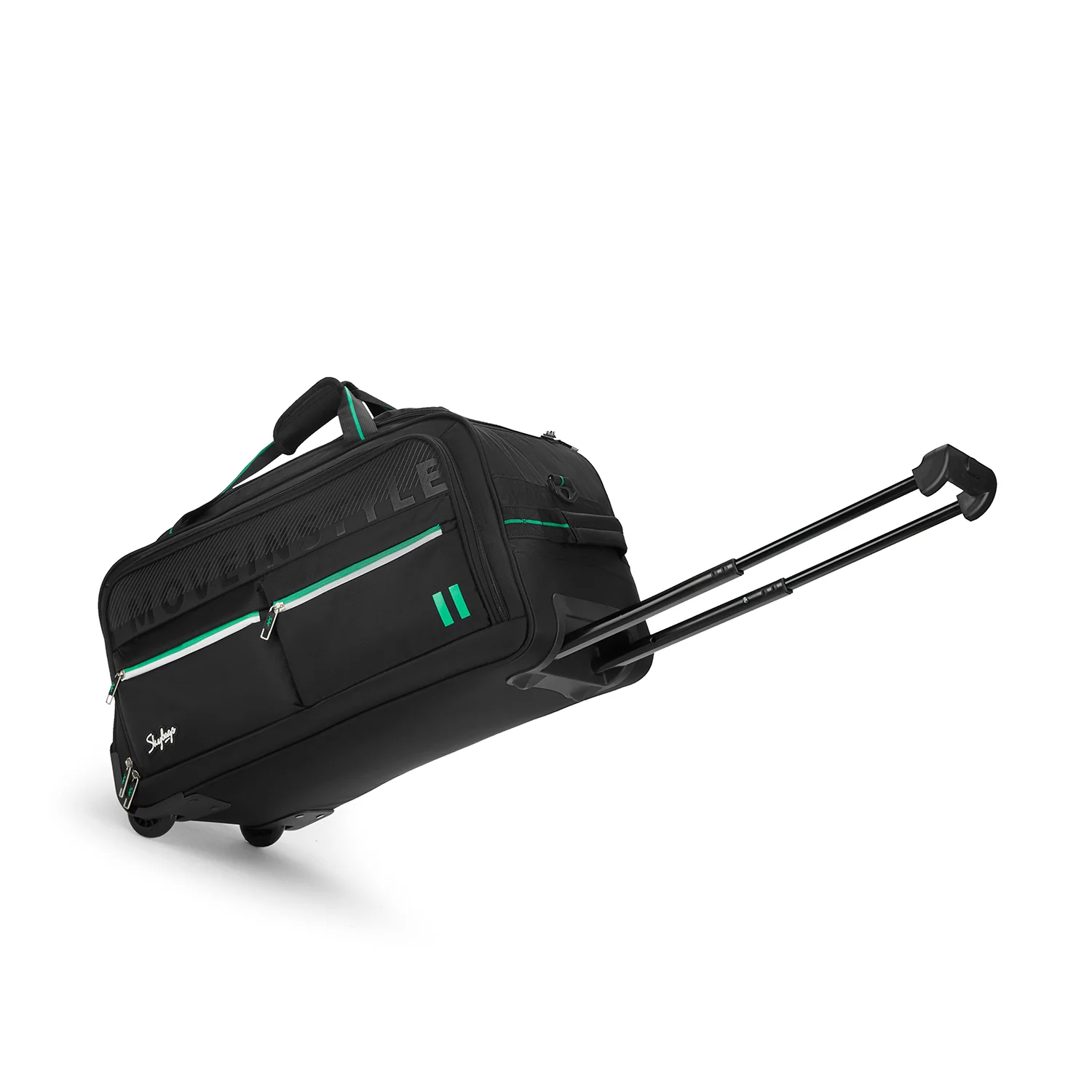 SKYBAGS MUSE DUFFLE MEDIUM CHECKIN LUGGAGE TROLLEY BAG BLACK - Image 6