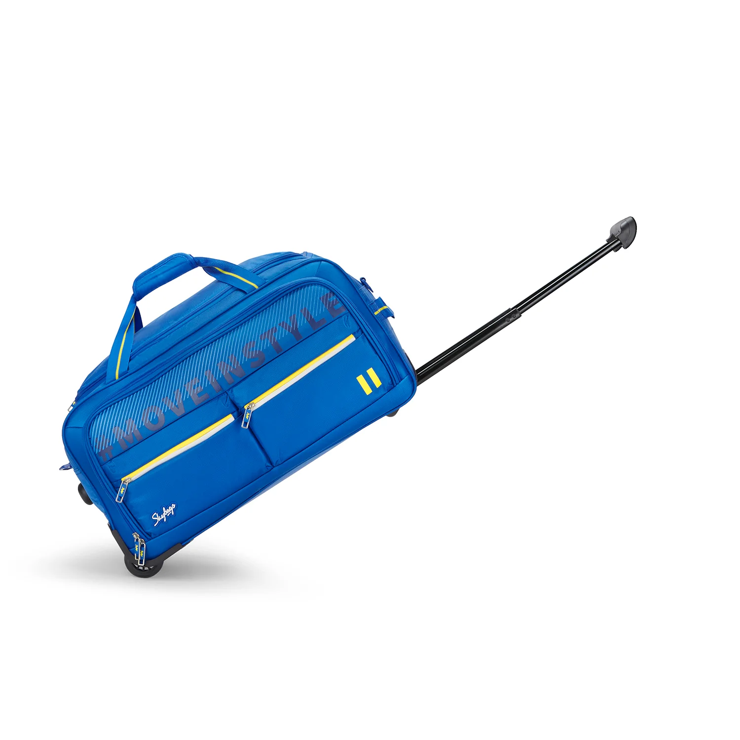 SKYBAGS MUSE DUFFLE MEDIUM CHECKIN LUGGAGE TROLLEY BAG BLUE - Image 5
