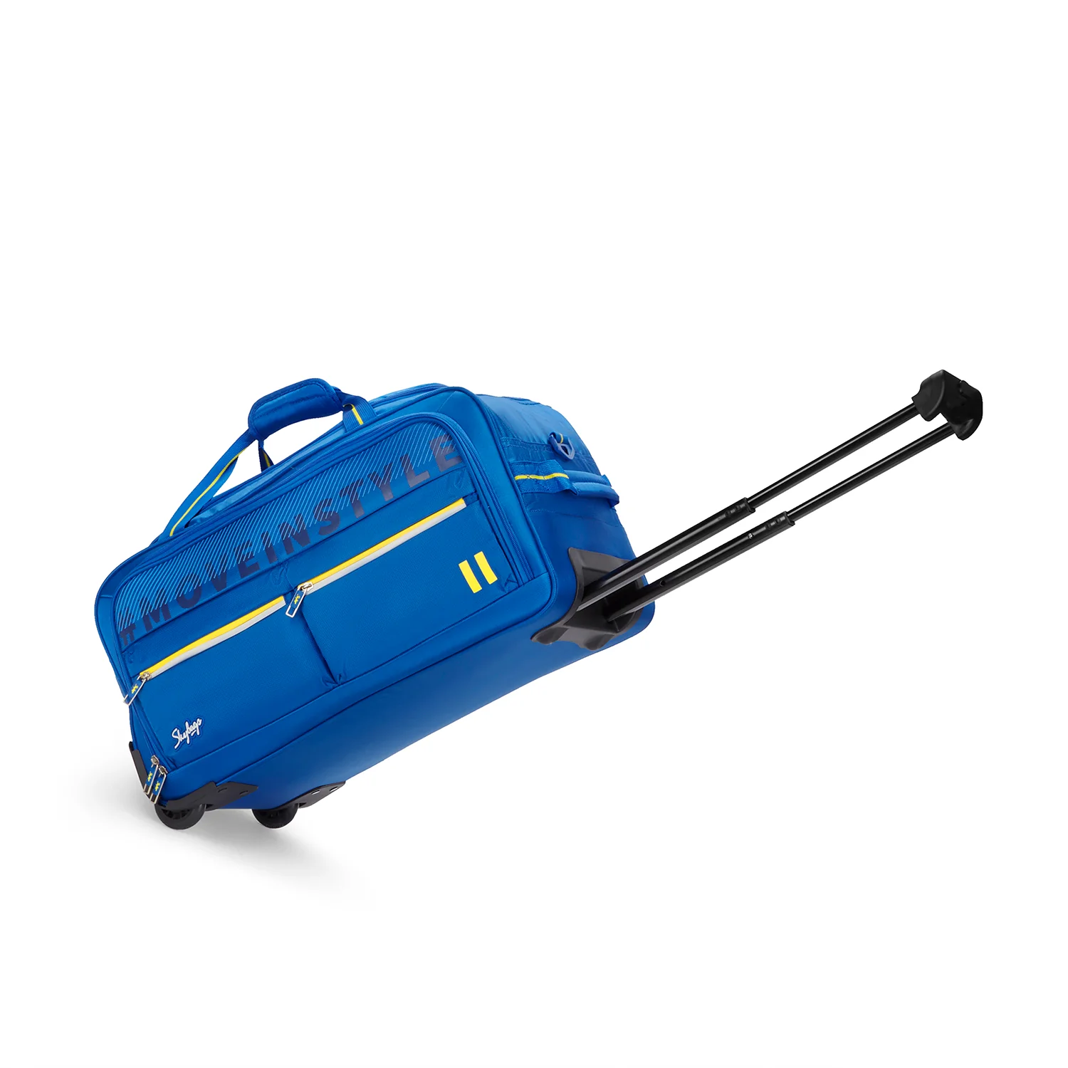 SKYBAGS MUSE DUFFLE MEDIUM CHECKIN LUGGAGE TROLLEY BAG BLUE - Image 6