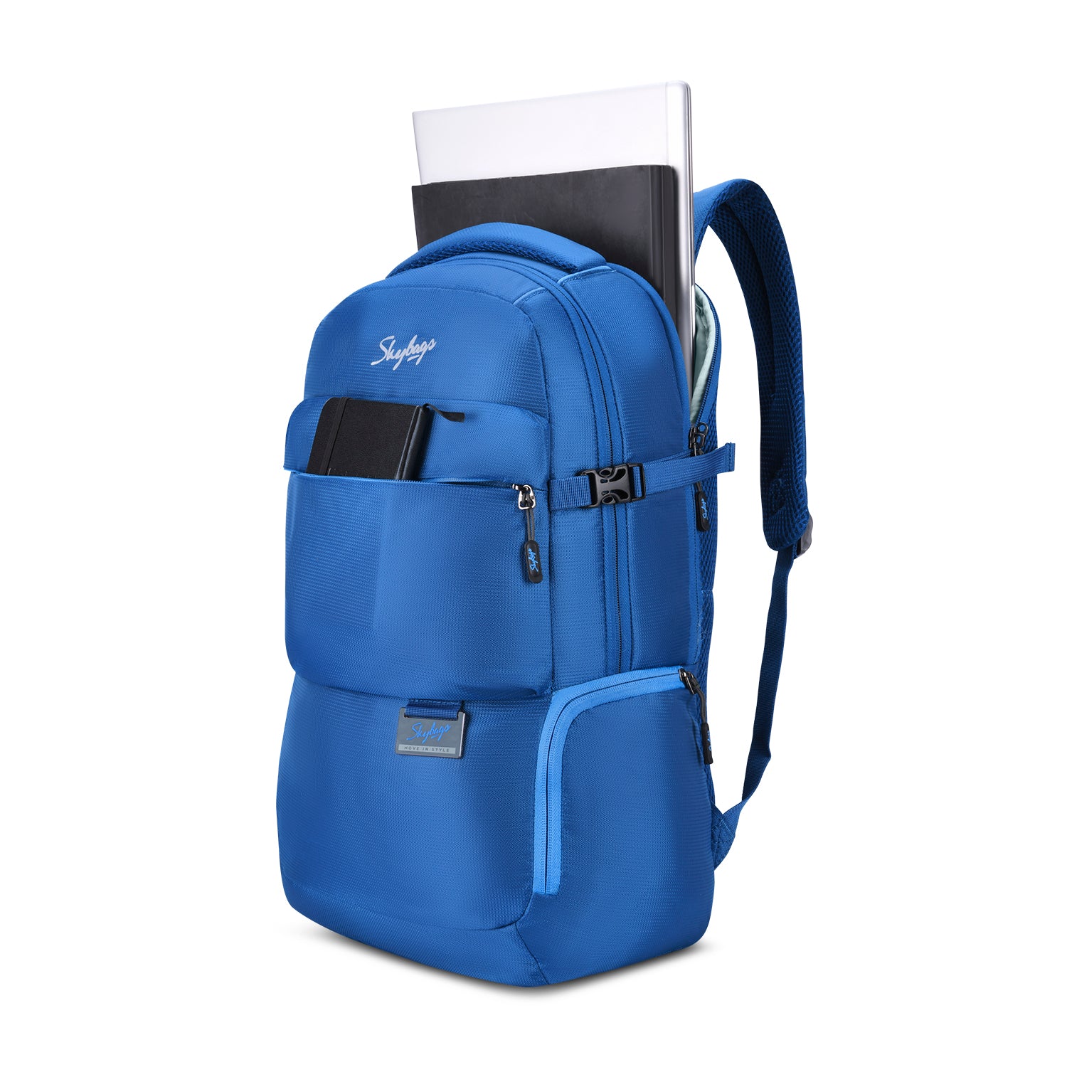 Skybags NETWORK PRO LAPTOP BACKPACK BLUE - Image 8