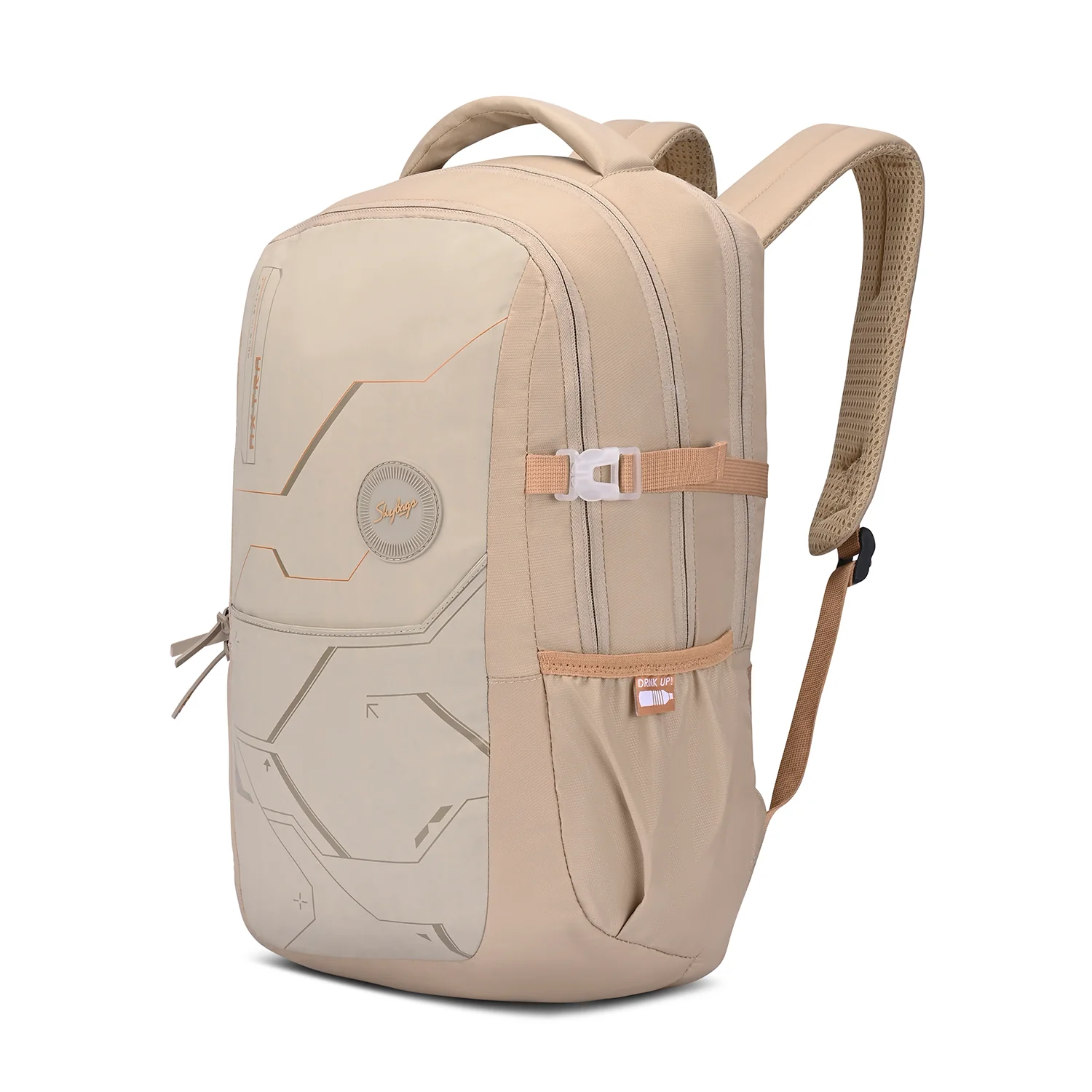 Skybags NEXTRA V2 LAPTOP BACKPACK BEIGE - Image 11