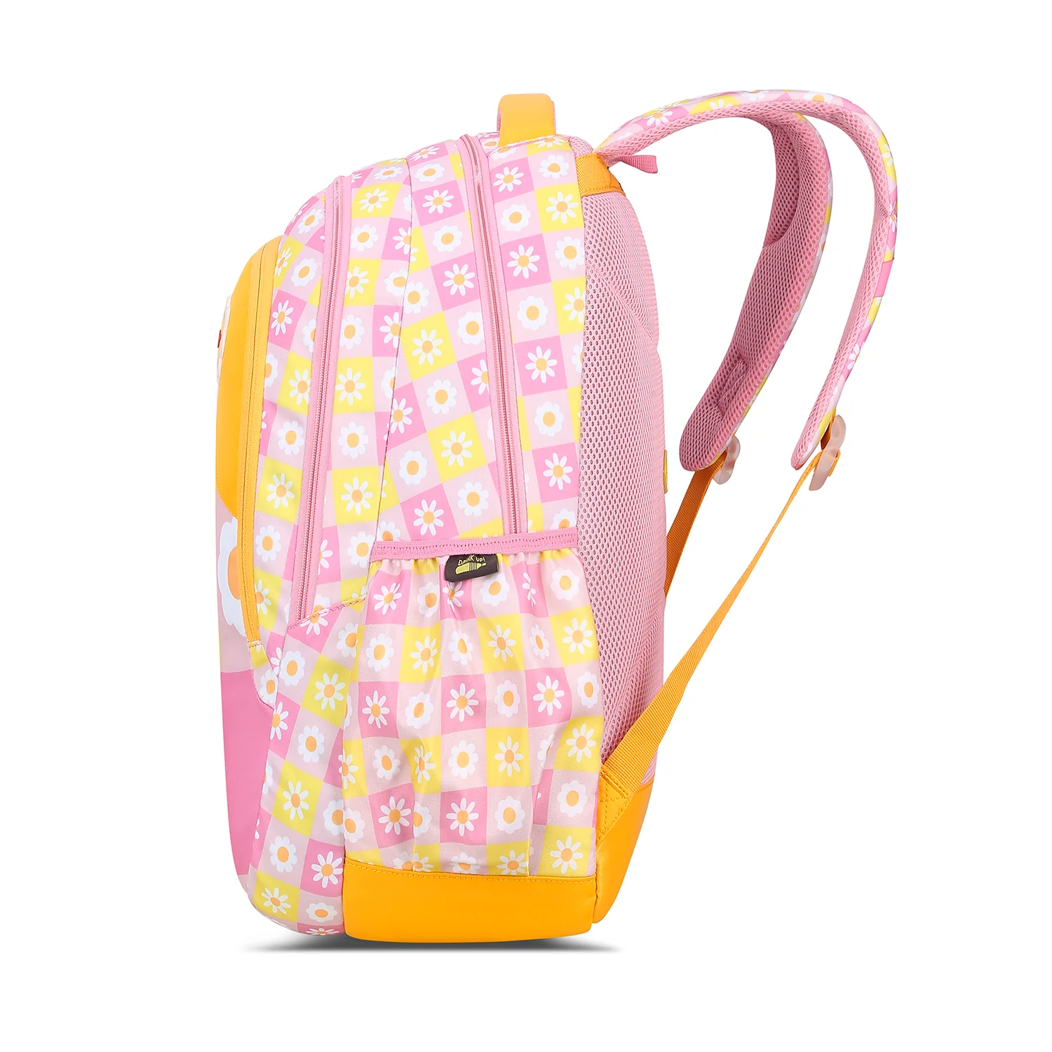 PEARL 01 SCHOOL BACKPACK PINK YELLOW - Image 5