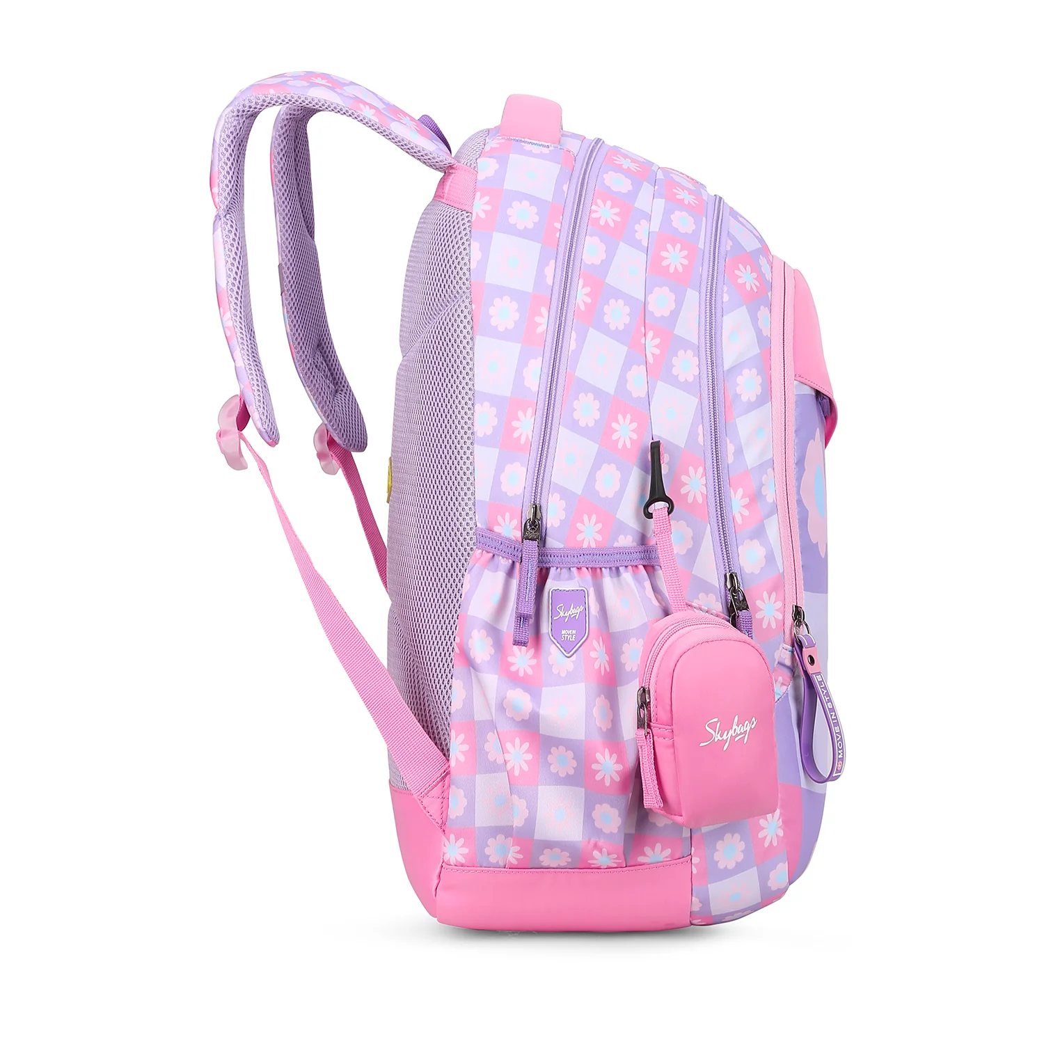 PEARL 02 SCHOOL BACKPACK LAVENDER - Image 4