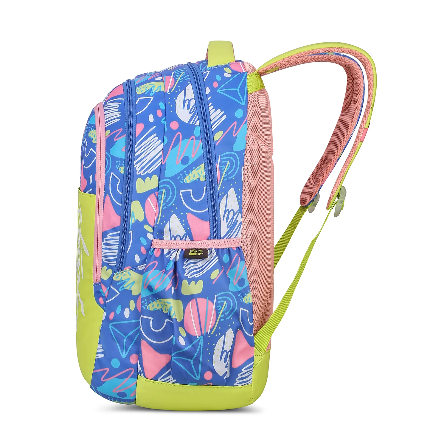 PEARL 04 SCHOOL BACKPACK LIME - Image 4