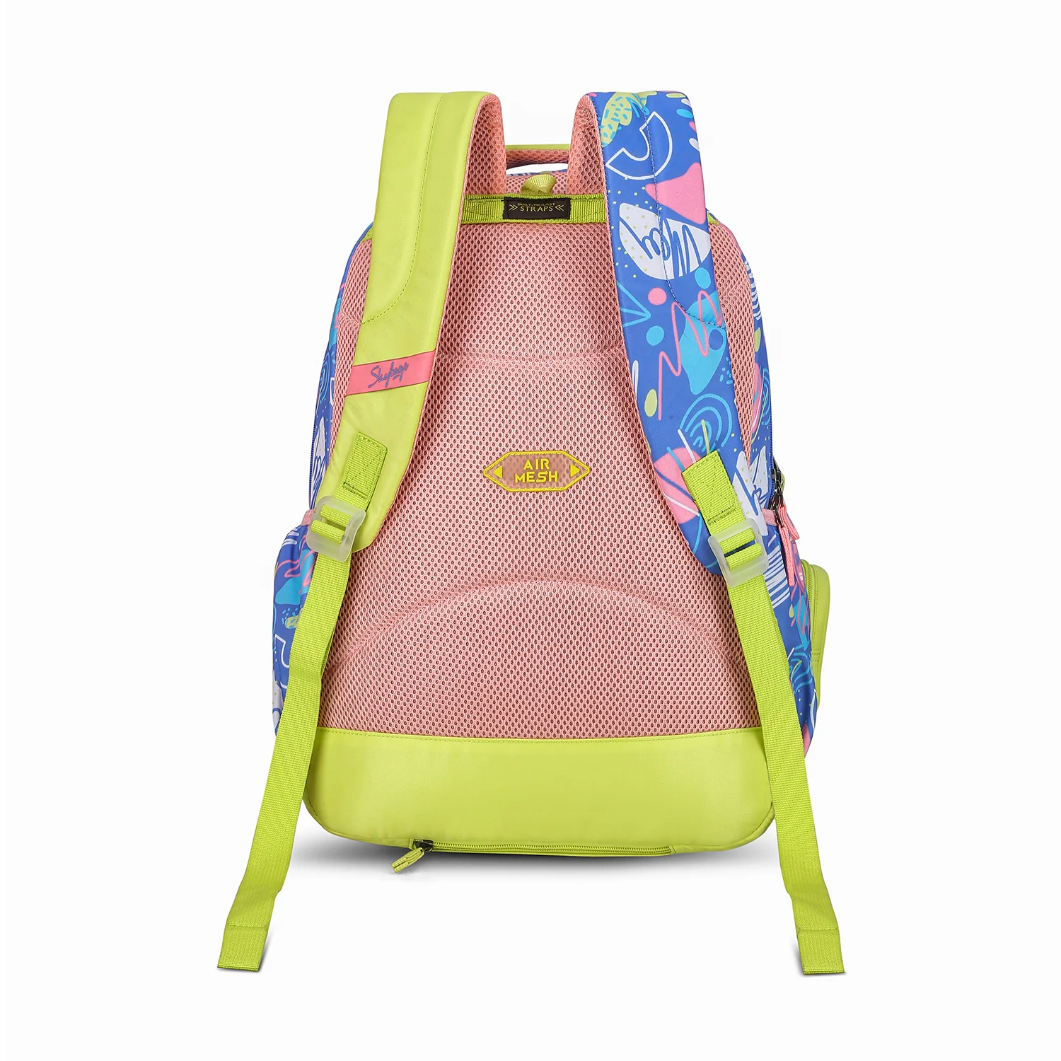 PEARL 04 SCHOOL BACKPACK LIME - Image 6