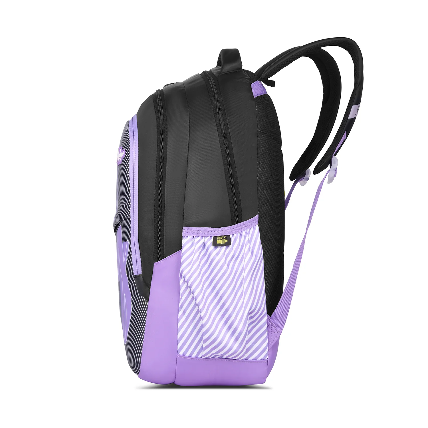 PEARL 06 SCHOOL BACKPACK BLACK PURPLE - Image 5