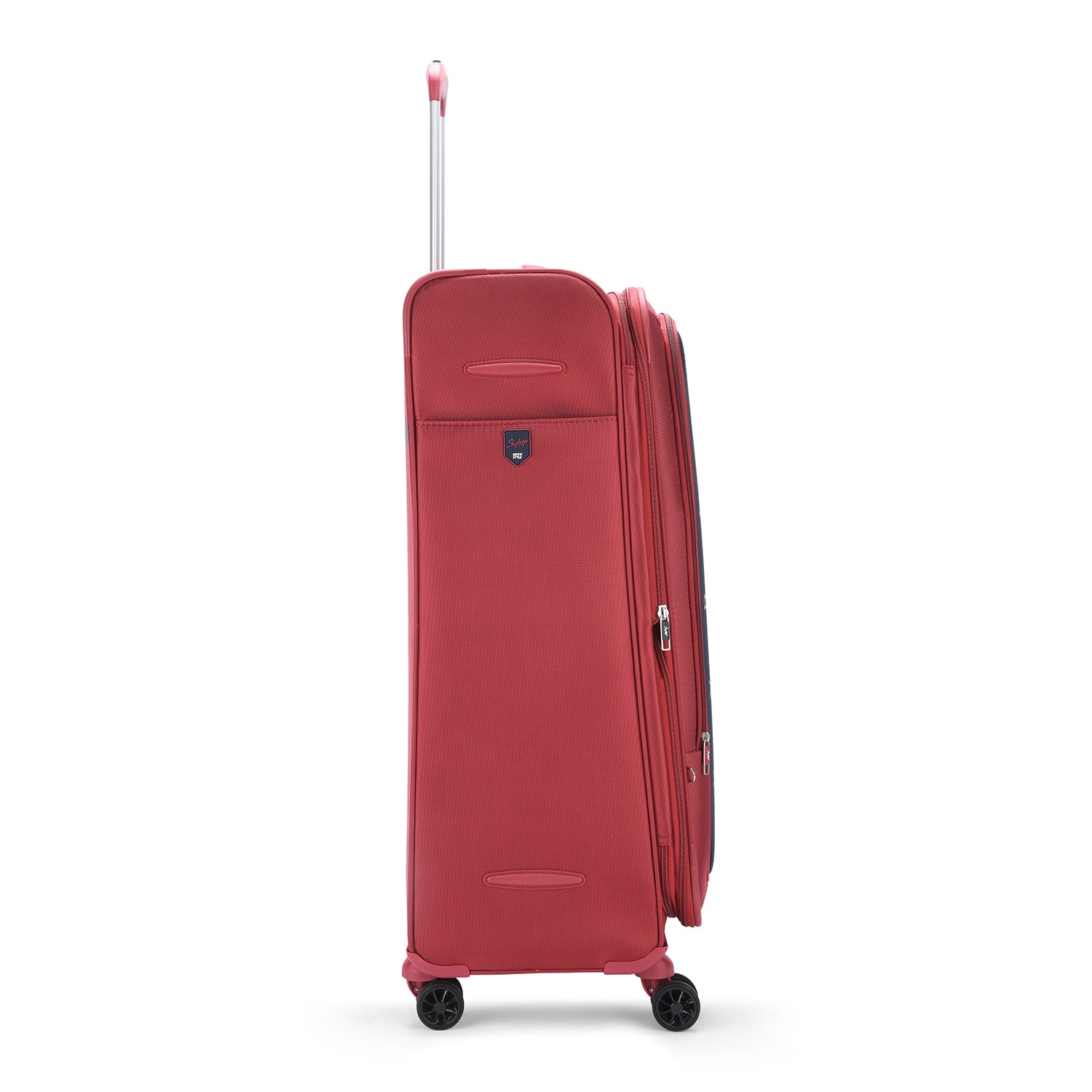 SKYBAGS AIRWAY SOFT CASE LARGE CHECKIN LUGGAGE TROLLEY BAG DARK RED - Image 6