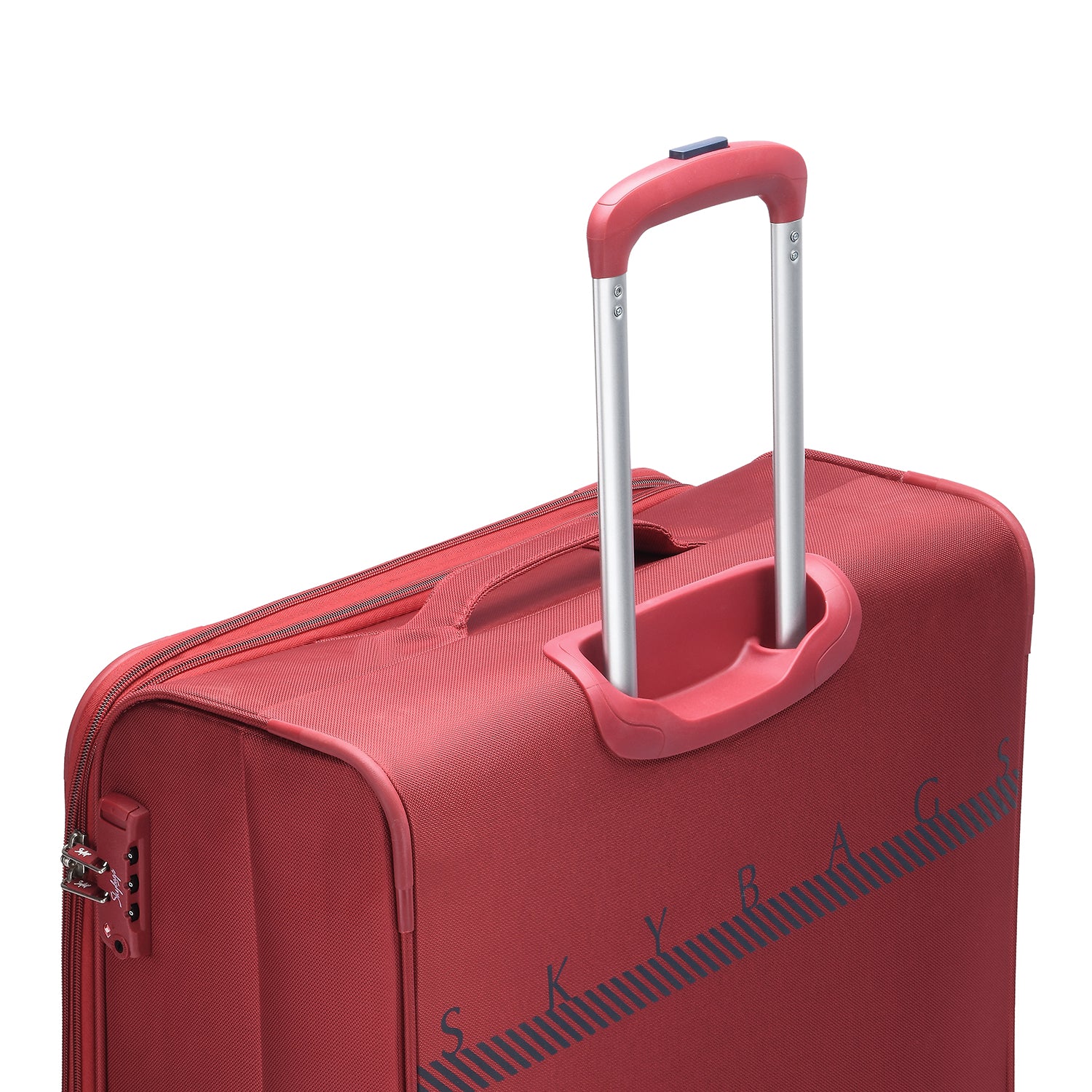 SKYBAGS AIRWAY SOFT CASE LARGE CHECKIN LUGGAGE TROLLEY BAG DARK RED - Image 9