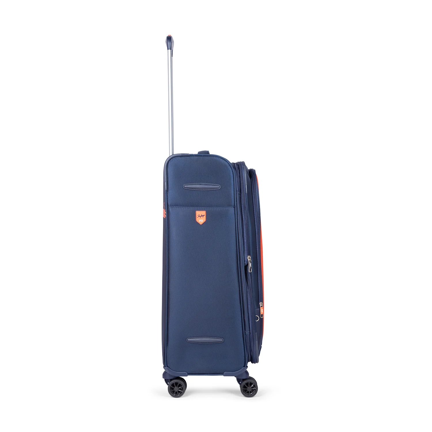 SKYBAGS AIRWAY SOFT CASE MEDIUM CHECKIN LUGGAGE TROLLEY BAG DARK BLUE - Image 5