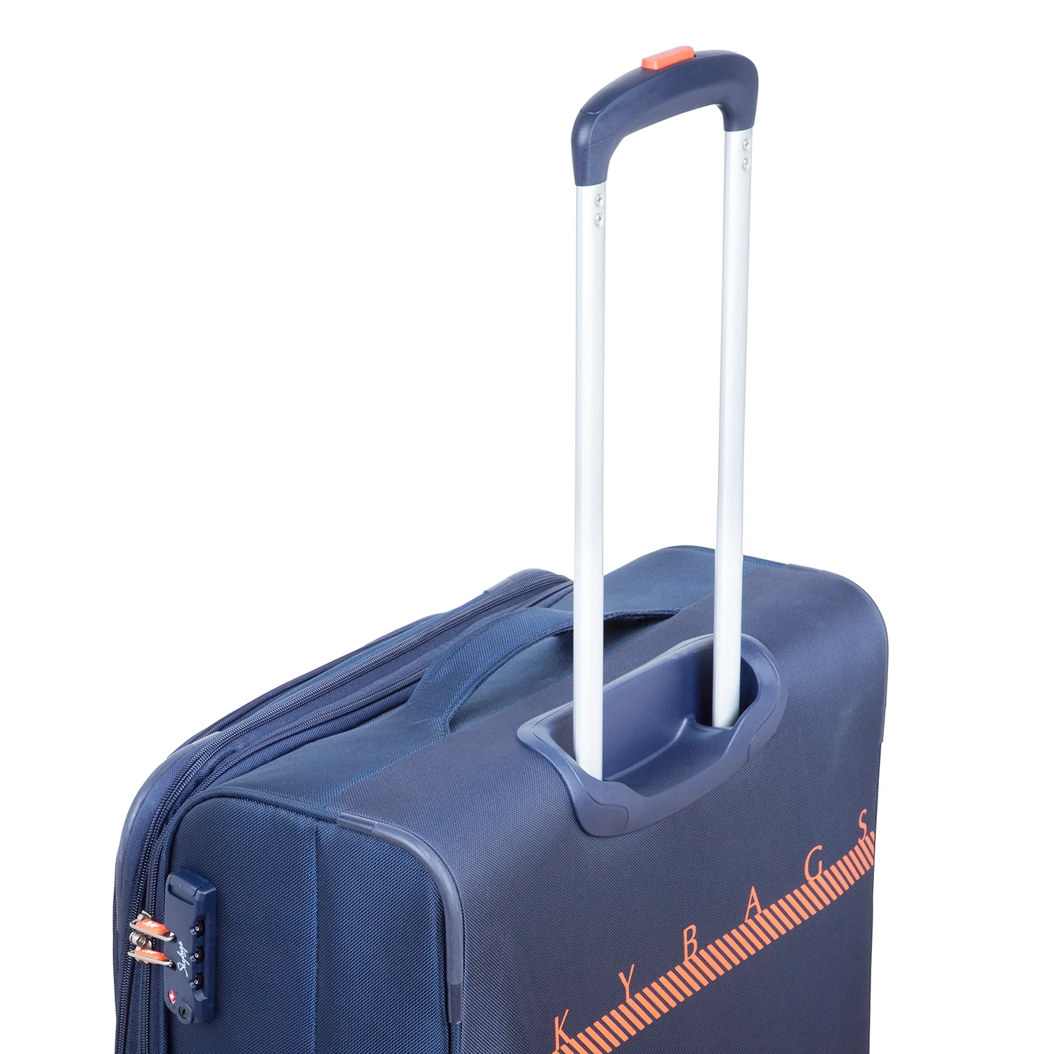 SKYBAGS AIRWAY SOFT CASE MEDIUM CHECKIN LUGGAGE TROLLEY BAG DARK BLUE - Image 9