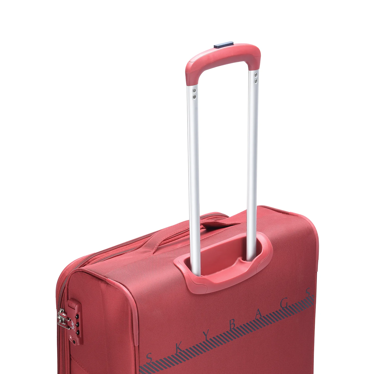 SKYBAGS AIRWAY SOFT CASE MEDIUM CHECKIN LUGGAGE TROLLEY BAG DARK RED - Image 10