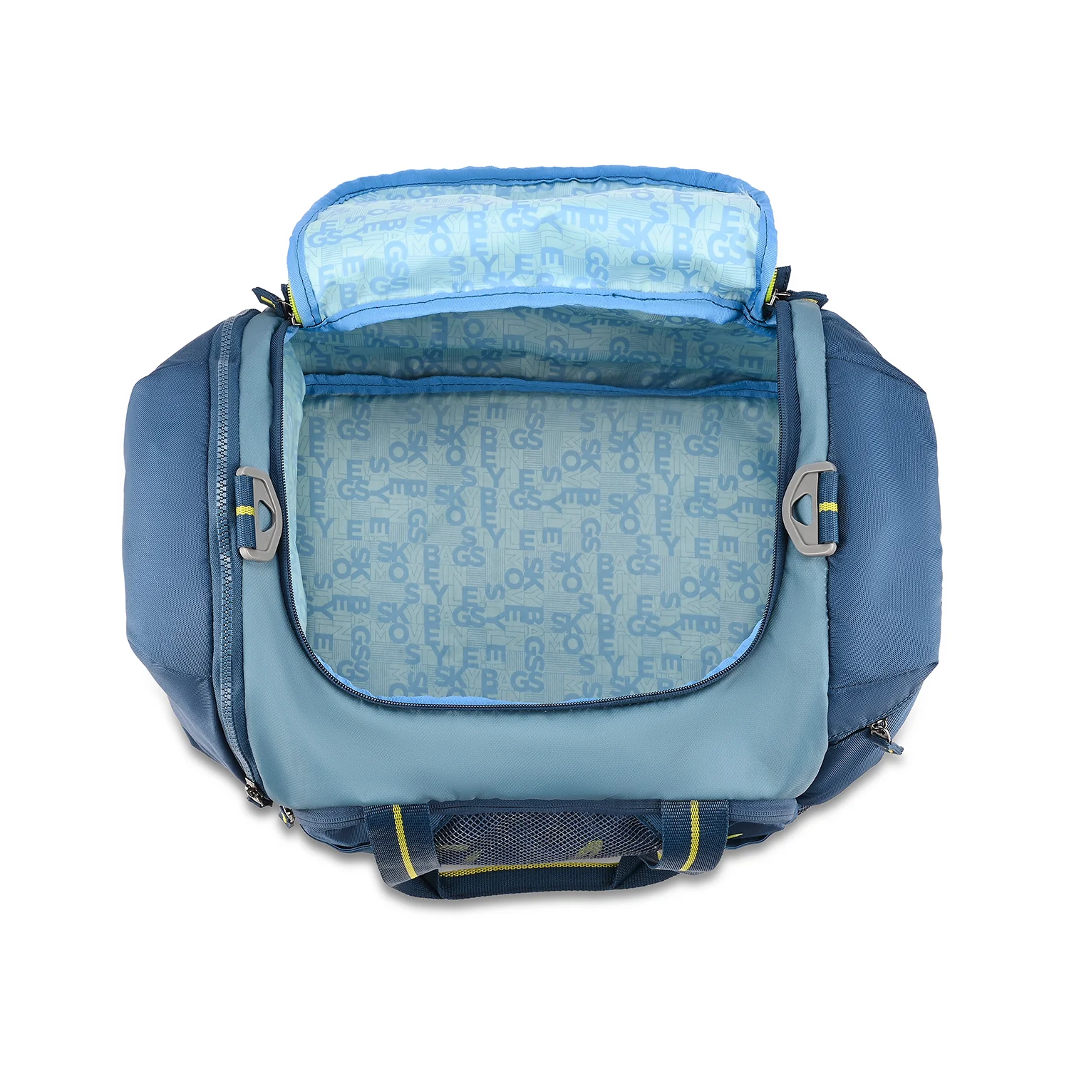 SKYBAGS ATHLETIX UNISEX GYM DUFFLE BAG BLUE - Image 6