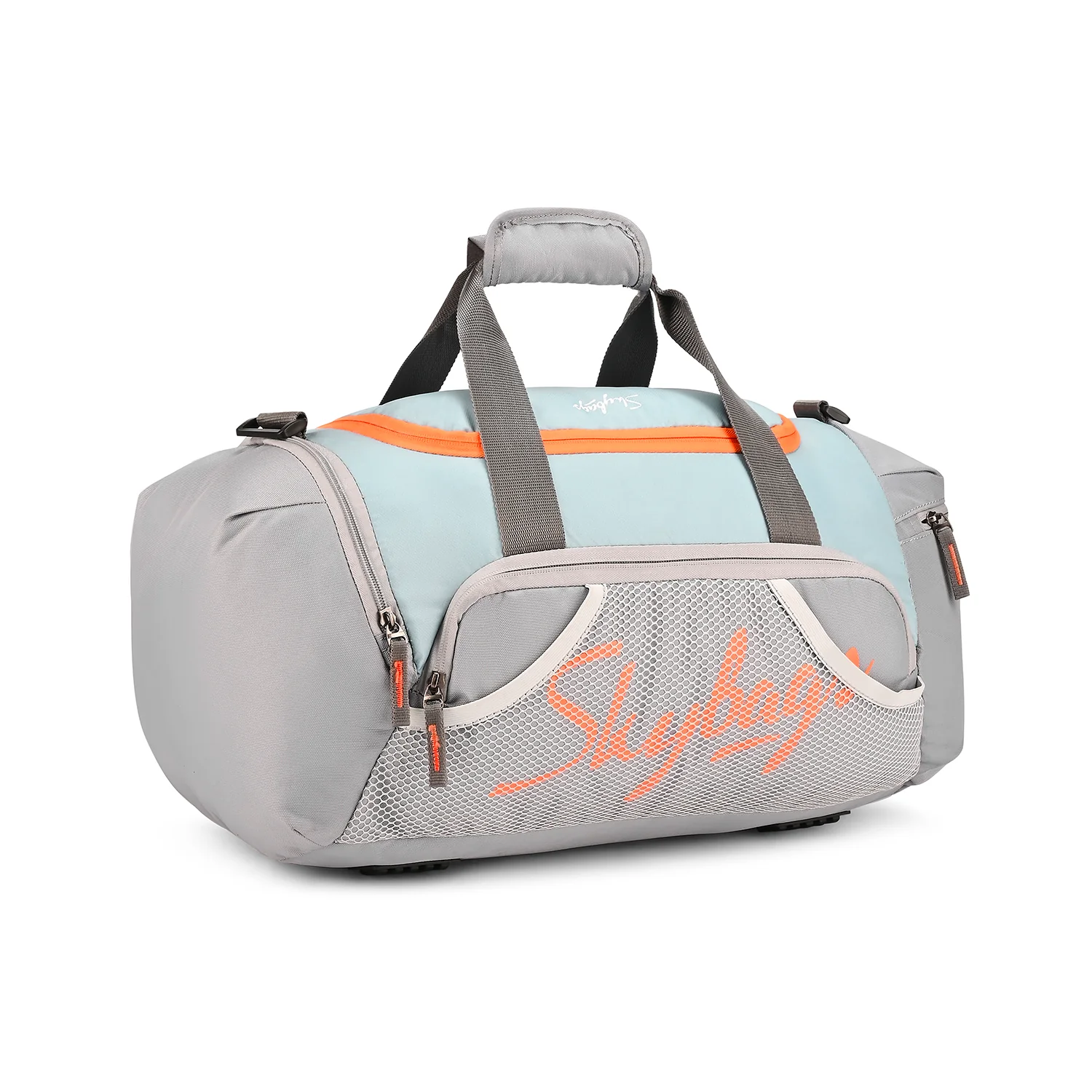 SKYBAGS ATHLETIX UNISEX GYM DUFFLE BAG GREY - Image 3