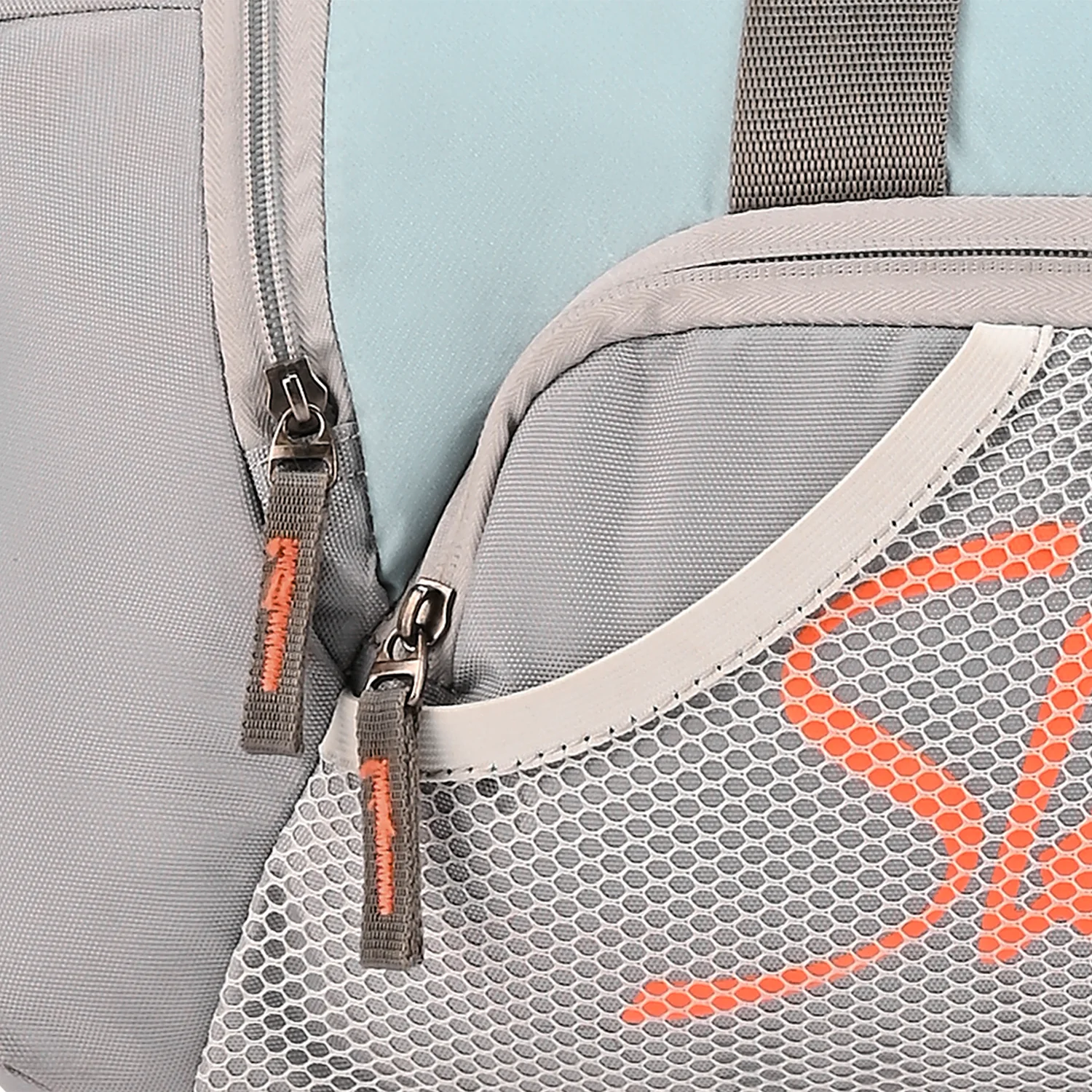 SKYBAGS ATHLETIX UNISEX GYM DUFFLE BAG GREY - Image 7