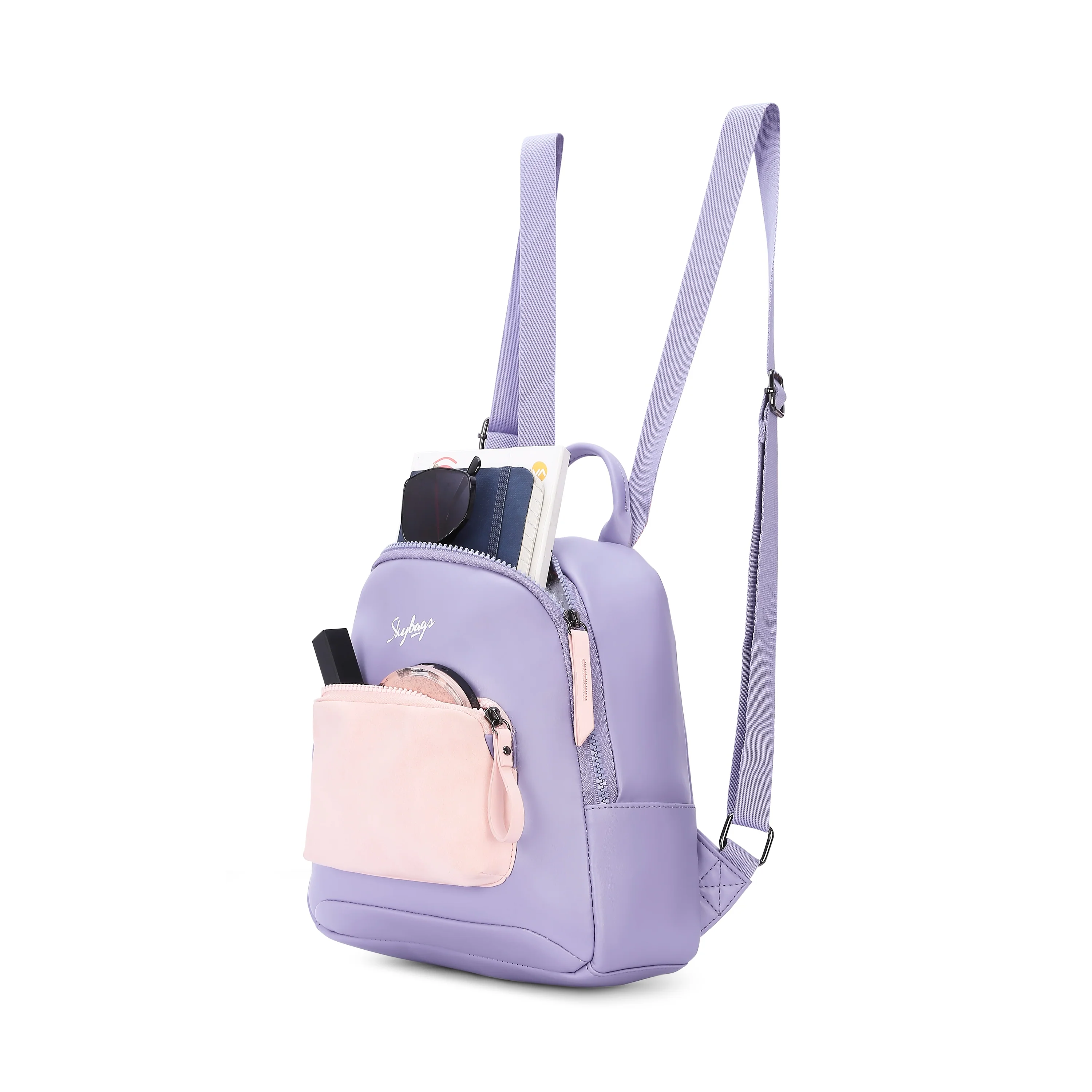 Skybags AURA 01 MINI BACKPACK LILAC - Image 8