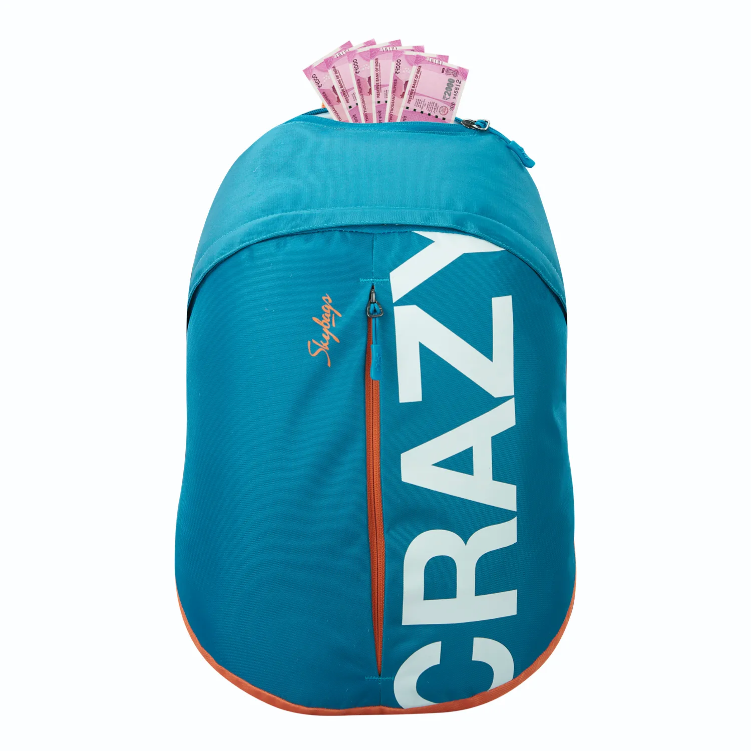 Skybags Boho 02 Backpack Light Blue - Image 6