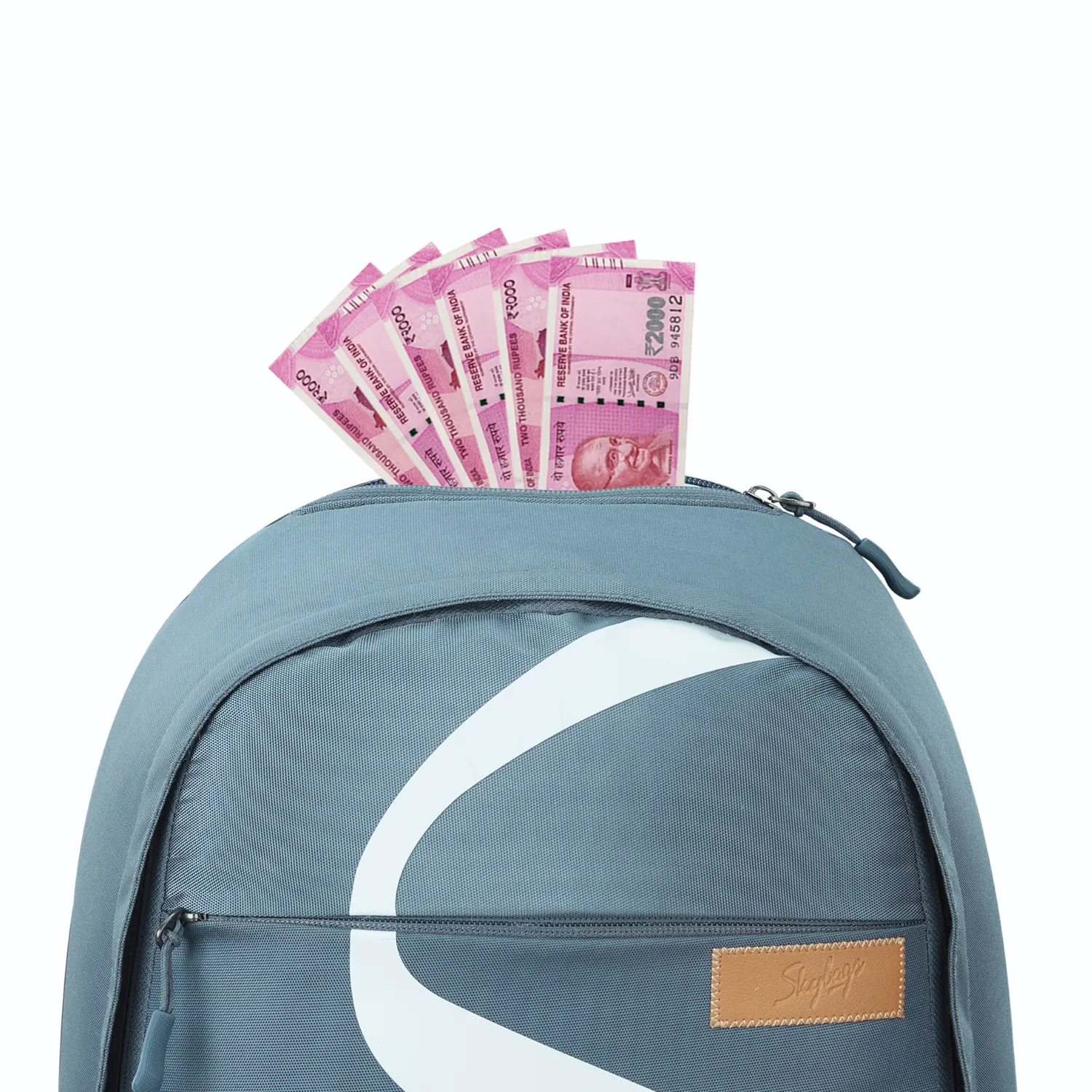 Skybags Boho 03 Backpack Grey - Image 8