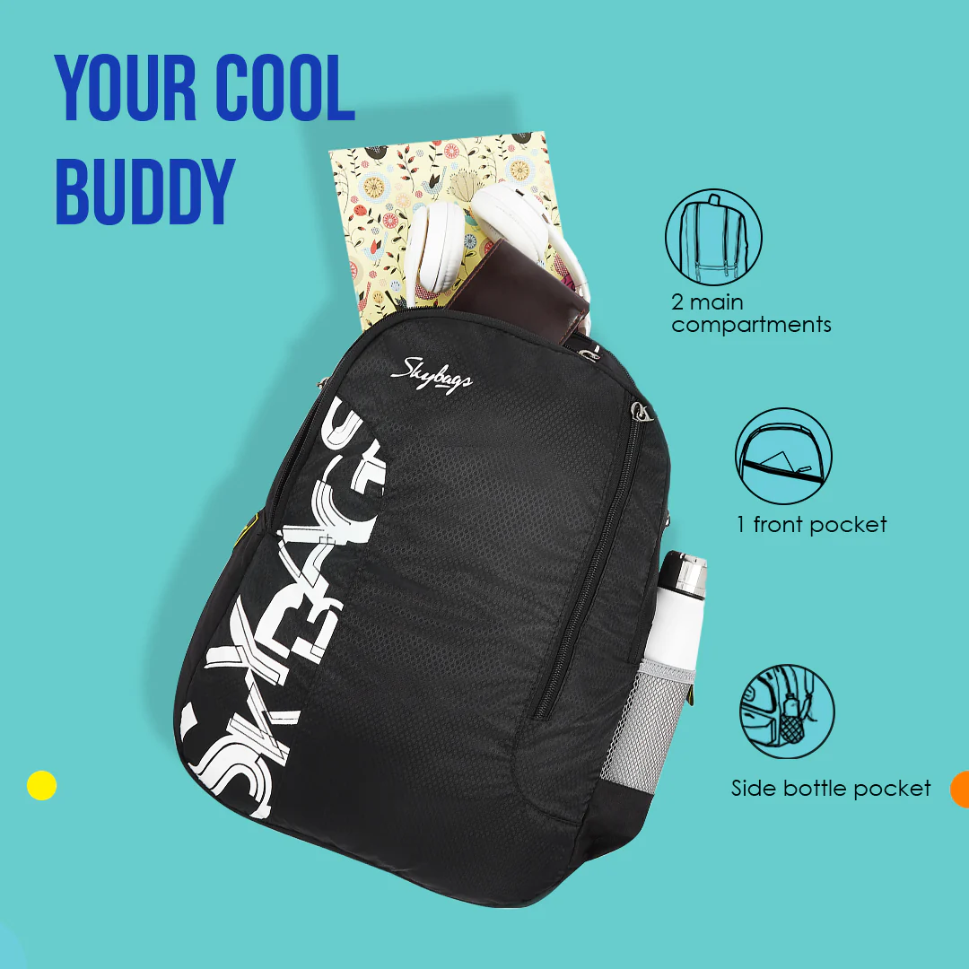 Skybags Brat (E) Black - Image 5