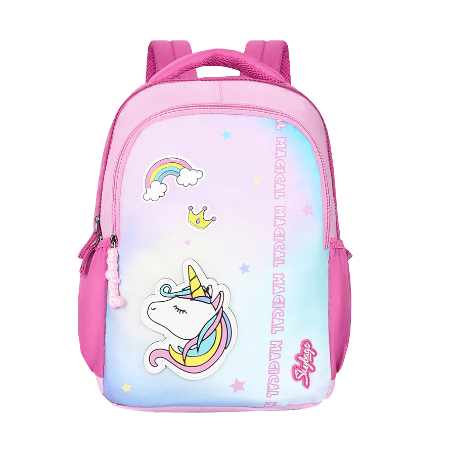Skybags Bubbles Unicorn 03 School Backpack Pink