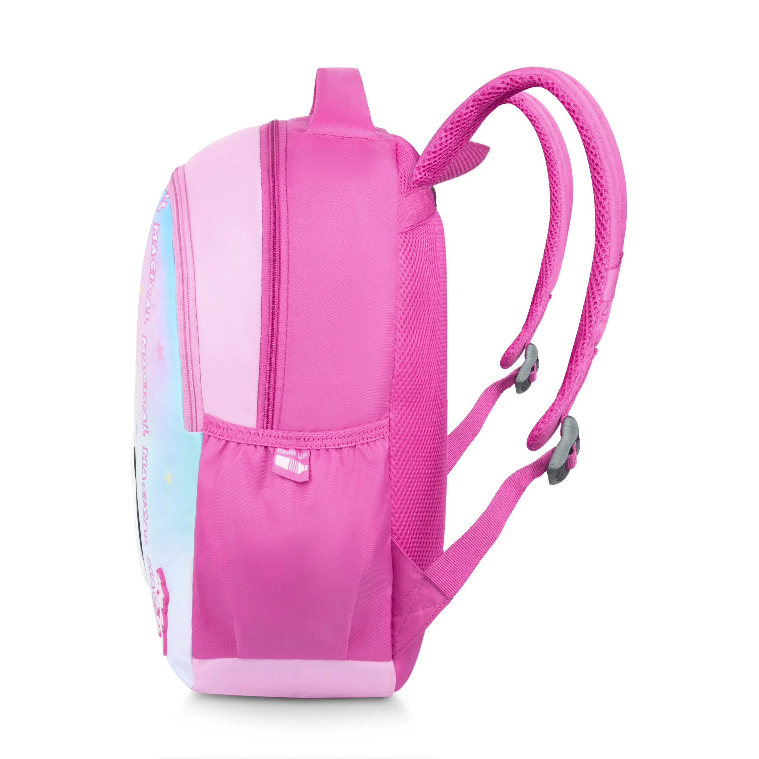 Skybags Bubbles Unicorn 03 School Backpack Pink - Image 4