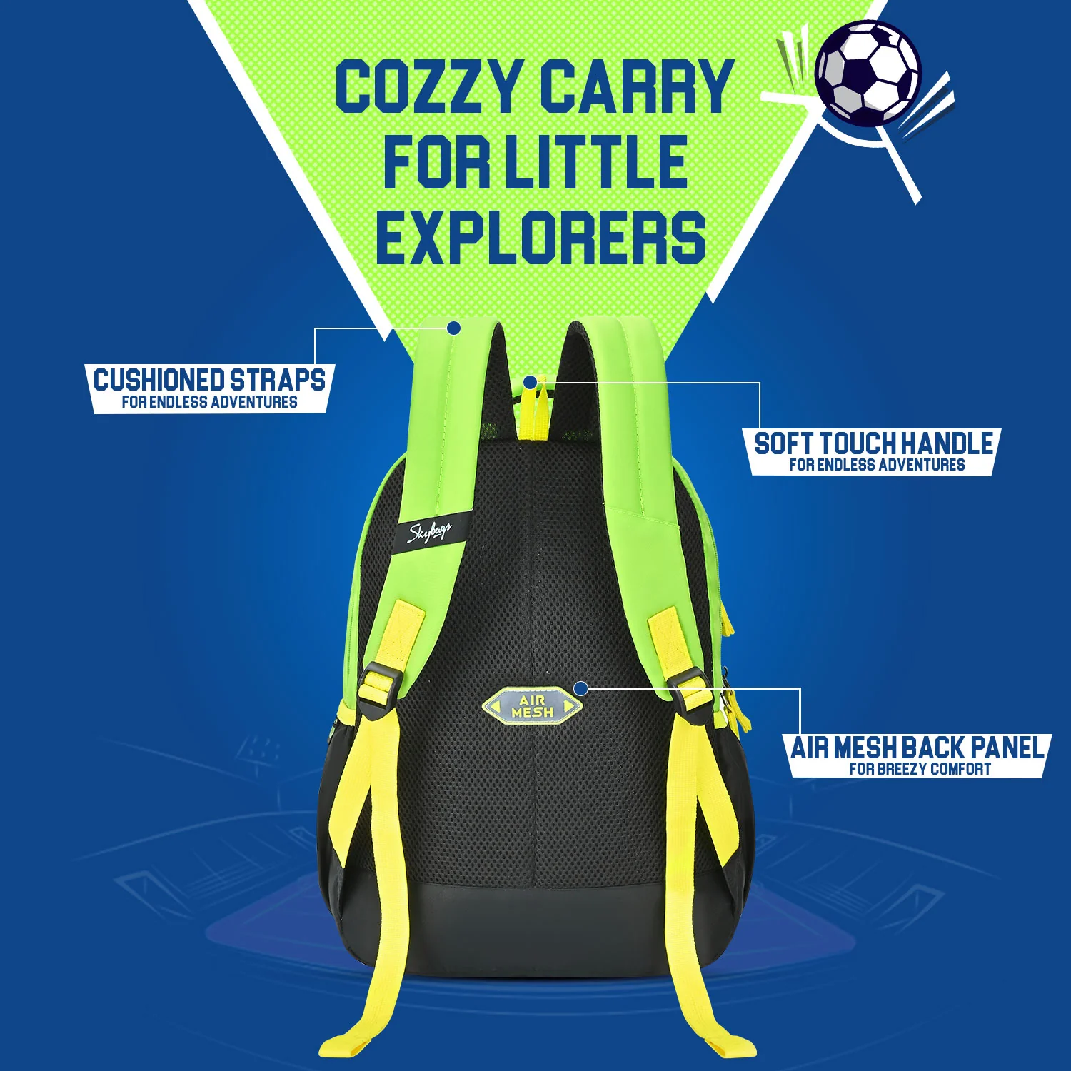 Buddy Plus Football Black Green - Image 4