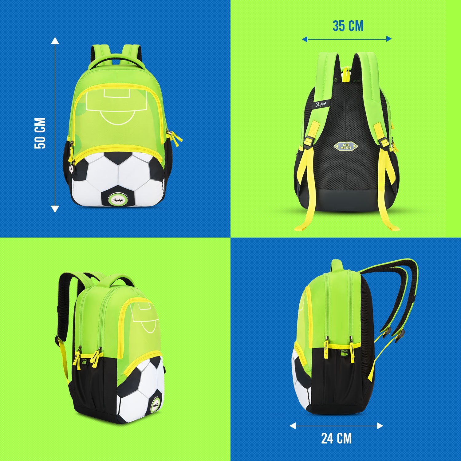 Buddy Plus Football Black Green - Image 6