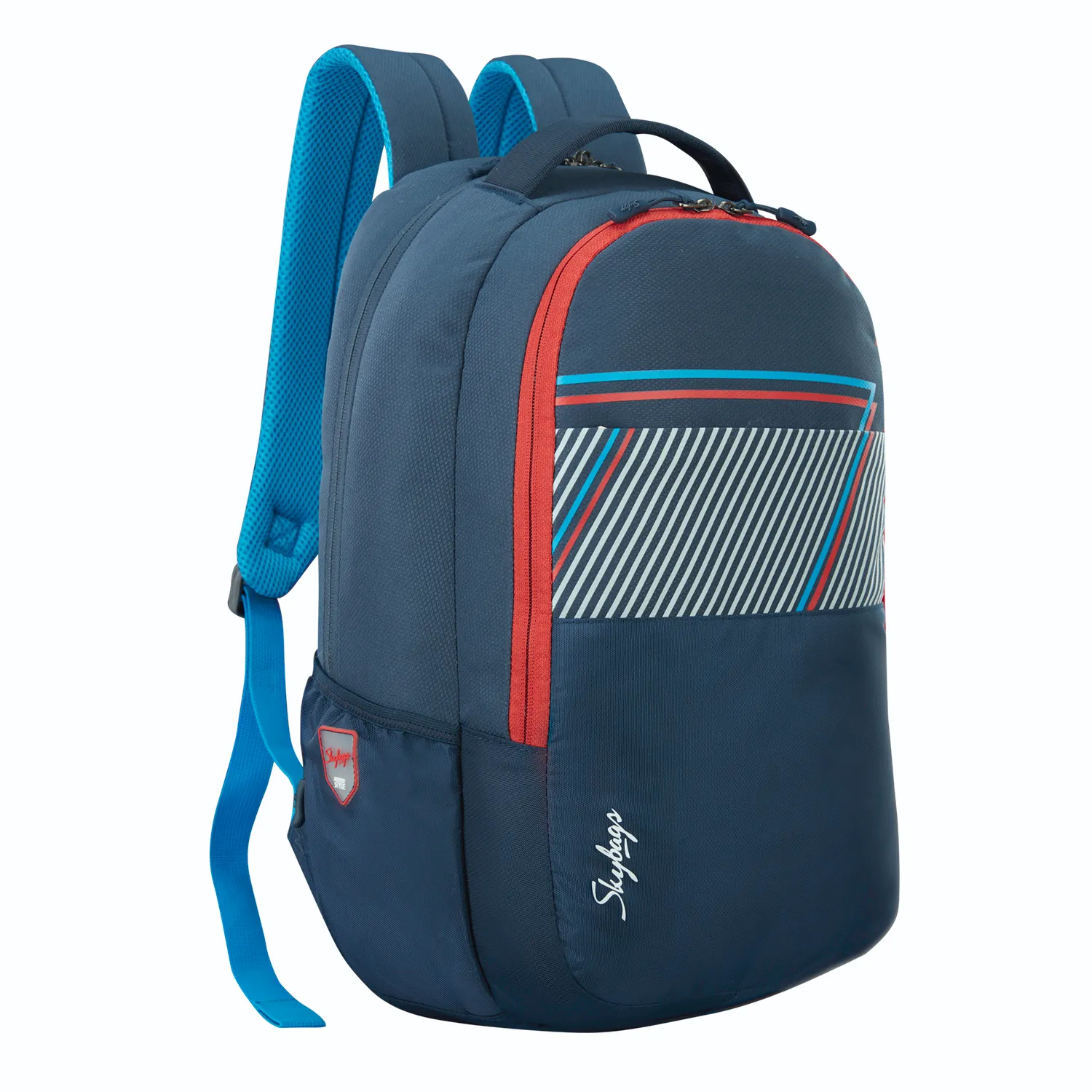 Skybags Campus 02 Laptop Backpack Navy Blue - Image 3