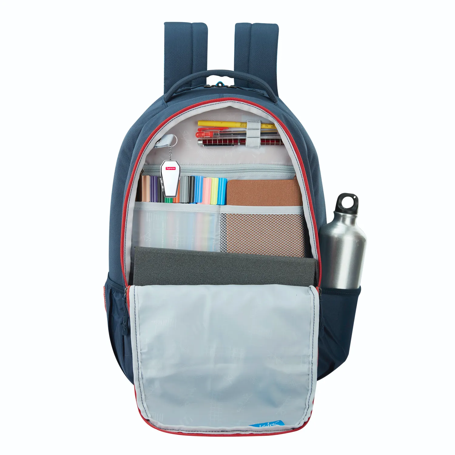 Skybags Campus 02 Laptop Backpack Navy Blue - Image 6