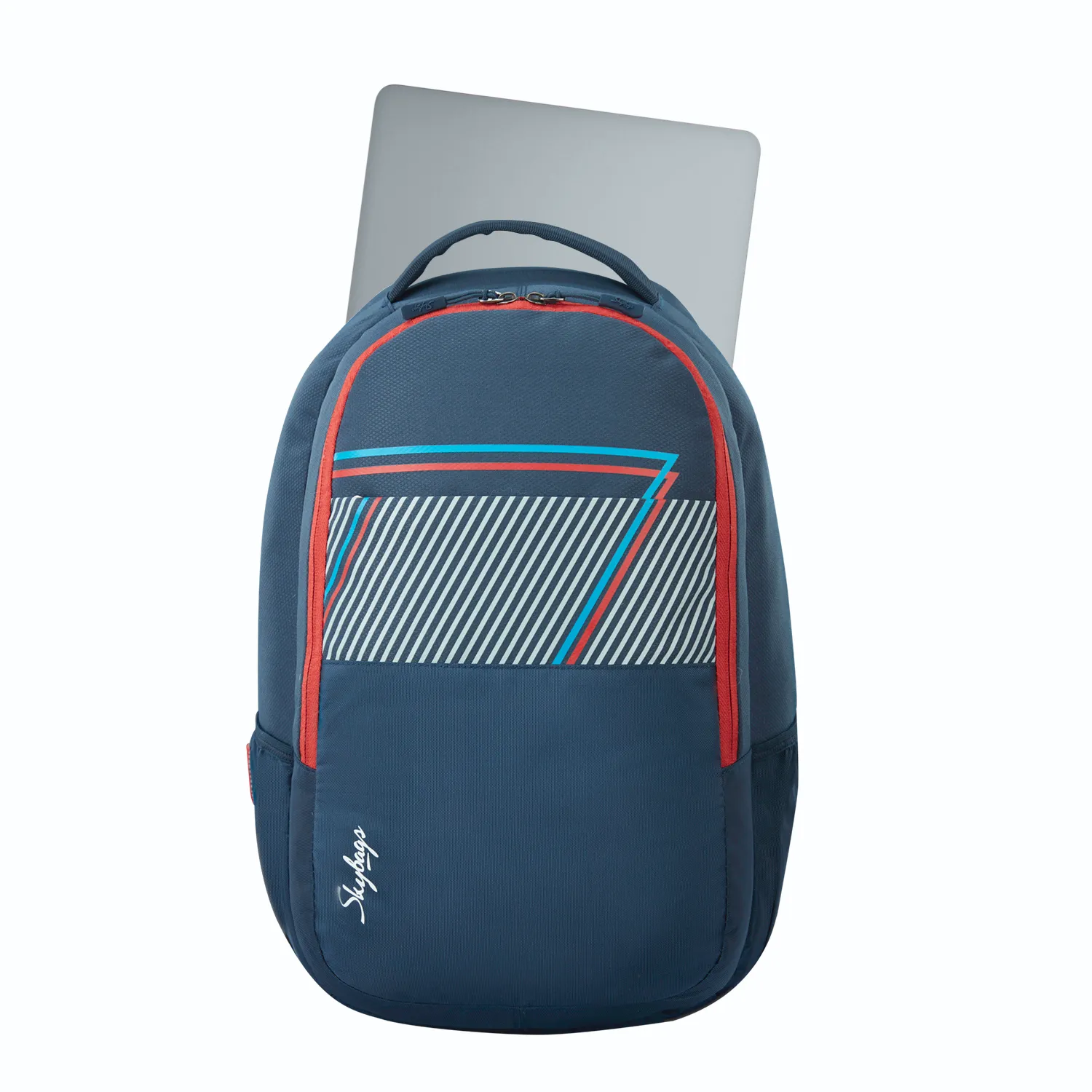 Skybags Campus 02 Laptop Backpack Navy Blue - Image 7