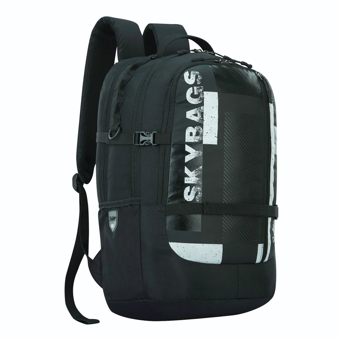 Skybags Campus Plus XL 02 Laptop Backpack Black - Image 2