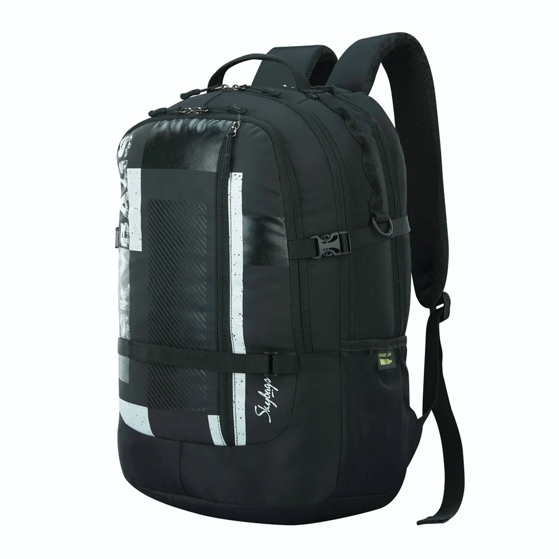 Skybags Campus Plus XL 02 Laptop Backpack Black - Image 3